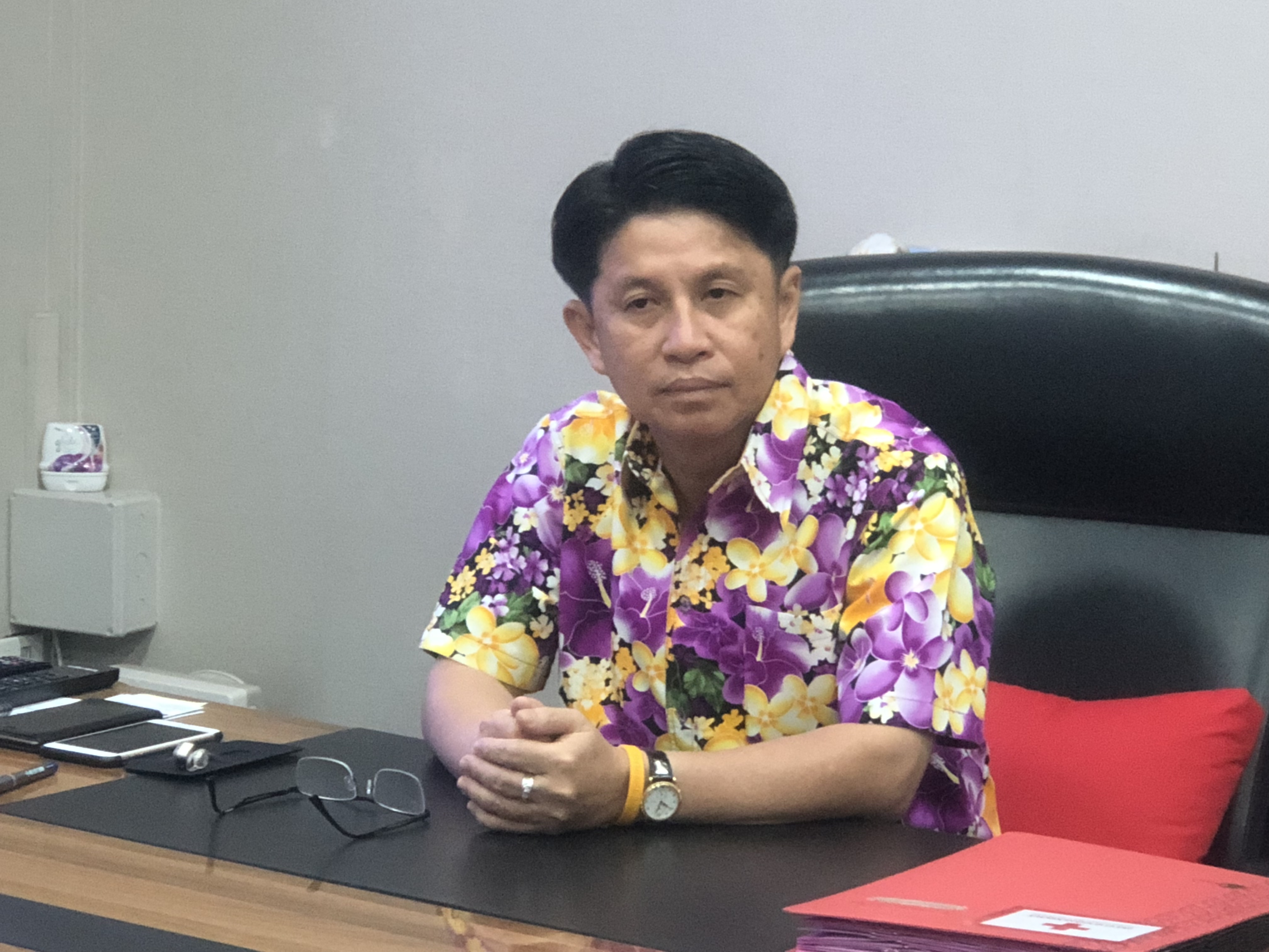 นำทีม JICA เข้าพบนายภัครธรณ์ เทียนไชย ผู้ว่าราชการจังหวัดชลบุรี เพื่อพบปะ แลกเปลี่ยนการดำเนินงานตามโครงการส่งเสริมผู้ประกอบการชุมชน (Community-Based Enterpreneurship Promotion)