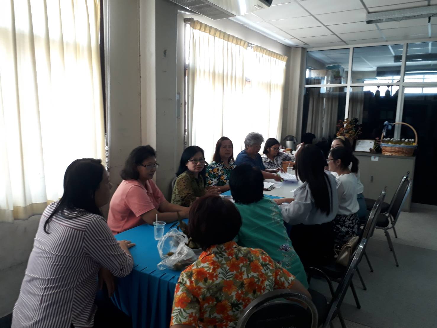 การดำเนินงานและทำสัญญากองทุนพัฒนาสตรี อ.บ้านบึง