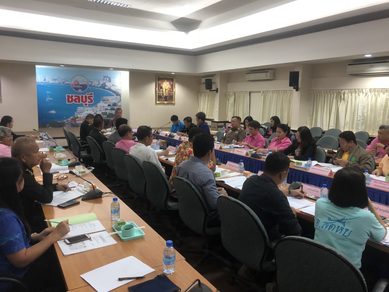 ประชุมการตรวจติดตามการขับเคลื่อนการพัฒนาประเทศตามโครงการไทยนิยม ยั่งยืน