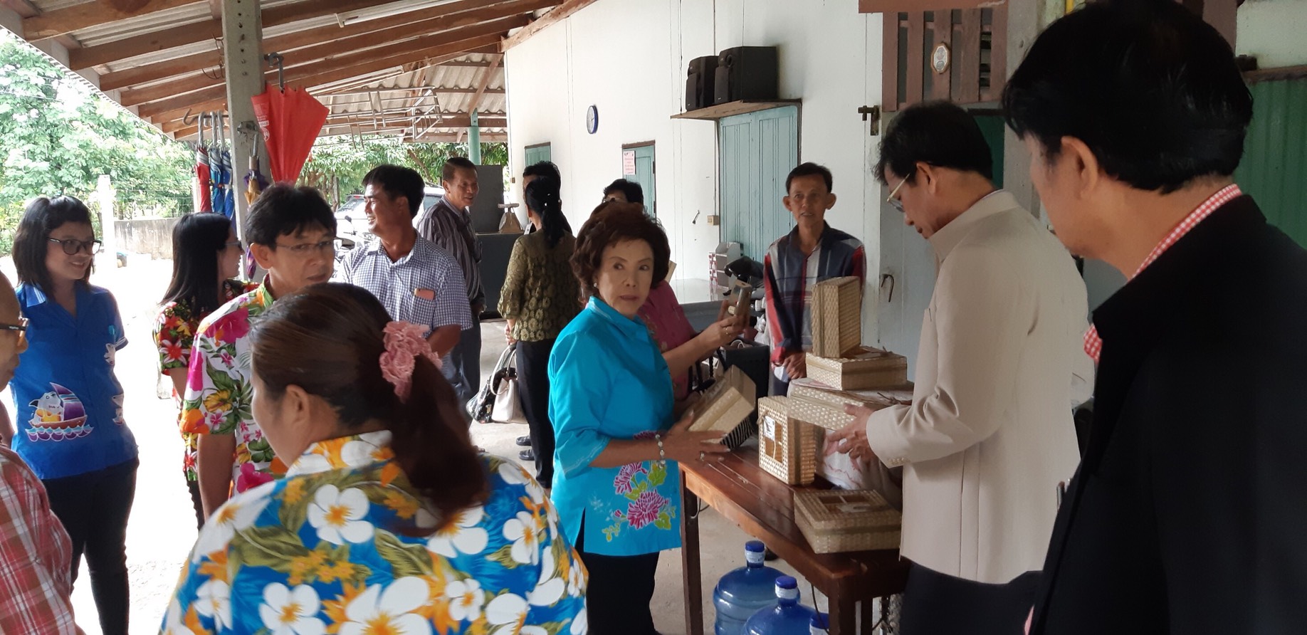 คัดเลือกครัวเรือนสัมมาชีพชุมชนตัวอย่างระดับจังหวัด อ.พนัสนิคม