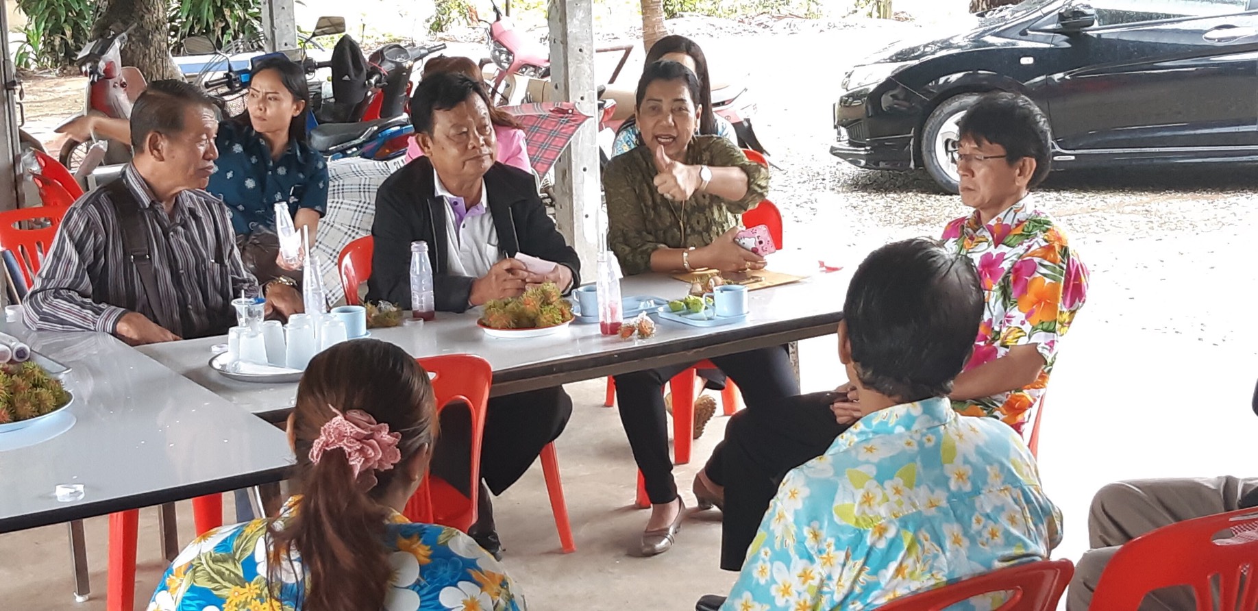 คัดเลือกครัวเรือนสัมมาชีพชุมชนตัวอย่างระดับจังหวัด อ.พนัสนิคม