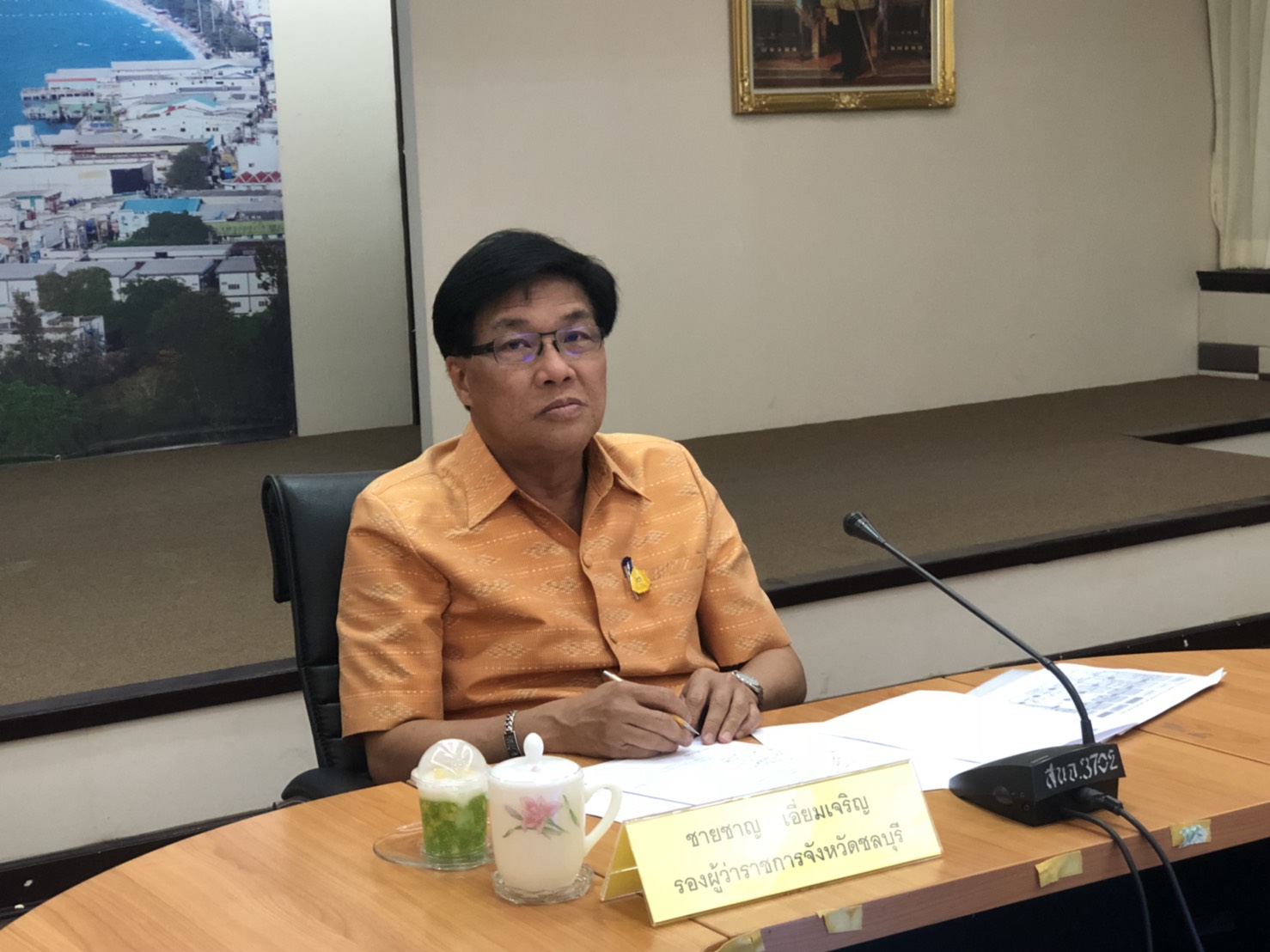 ประชุมคณะกรรมการอำนวยการและคณะทำงานขับเคลื่อนโครงการเพื่อส่งเสริมผู้ประกอบการชุมชน (Community-Based Enterpreneurship Promotion) จังหวัดชลบุรี ครั้งที่ 1/2561