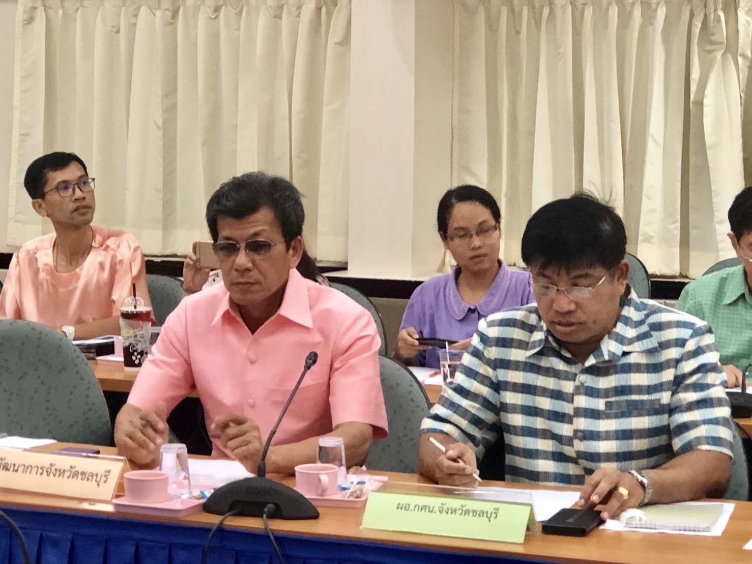 ร่วมประชุมมอบแนวทางการลงพื้นที่ ครั้งที่ 4 ของทีมขับเคลื่อนการพัฒนาประเทศ ตามโครงการไทยนิยม ยั่งยืน ระดับจังหวัด (จังหวัดชลบุรี) ผ่านระบบวีดิทัศน์ทางไกล (Video Conference)