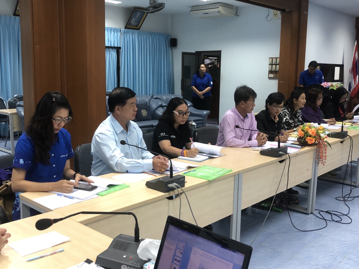 ประเมินเพื่อคัดเลือกหมู่บ้านท่องเที่ยวโดยชุมชนดีเด่นระดับจังหวัด ณ บ้านเนินบรรพต ม.2 ต.บางเสร่ อ.สัตหีบ