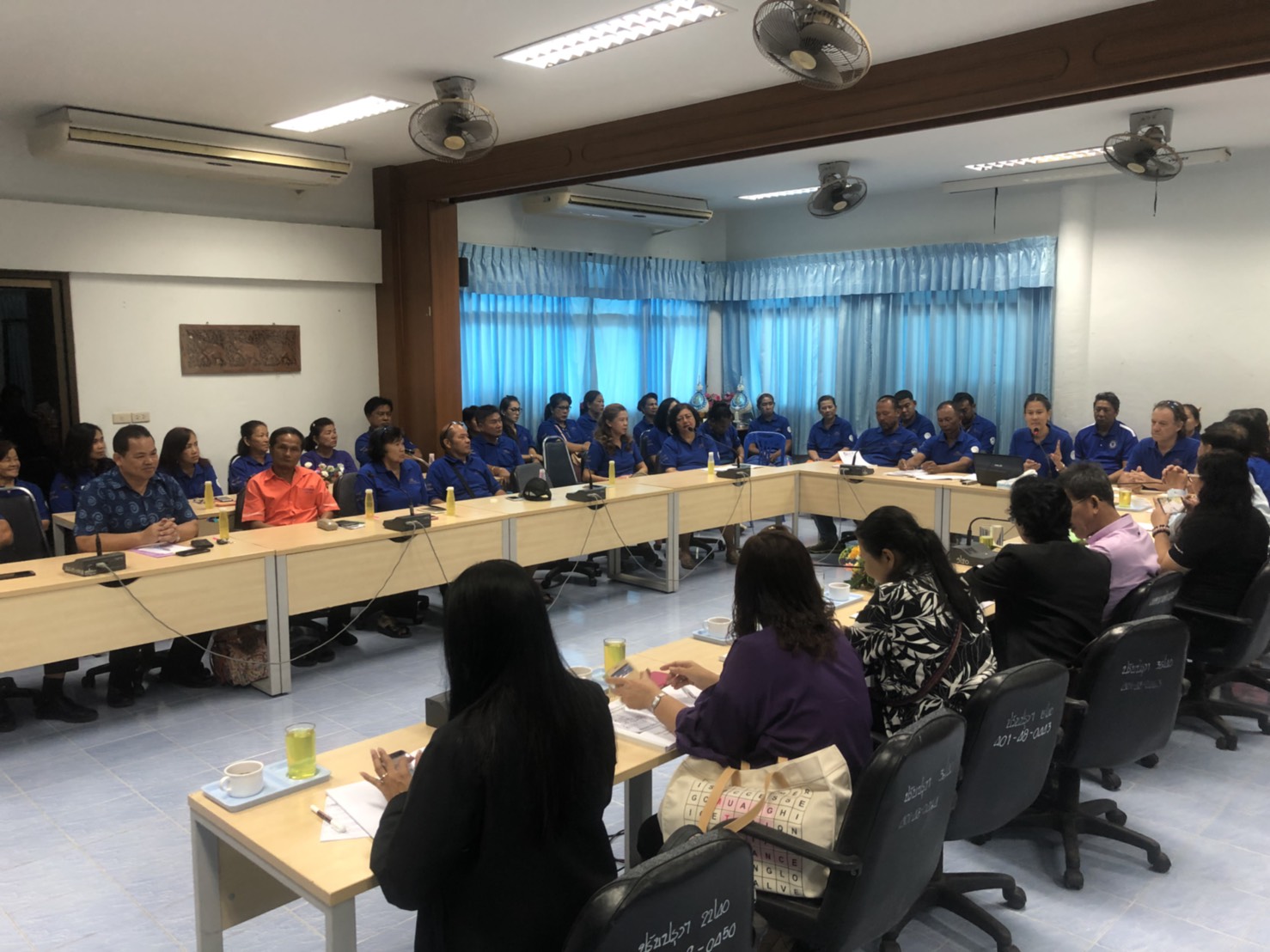 ประเมินเพื่อคัดเลือกหมู่บ้านท่องเที่ยวโดยชุมชนดีเด่นระดับจังหวัด ณ บ้านเนินบรรพต ม.2 ต.บางเสร่ อ.สัตหีบ