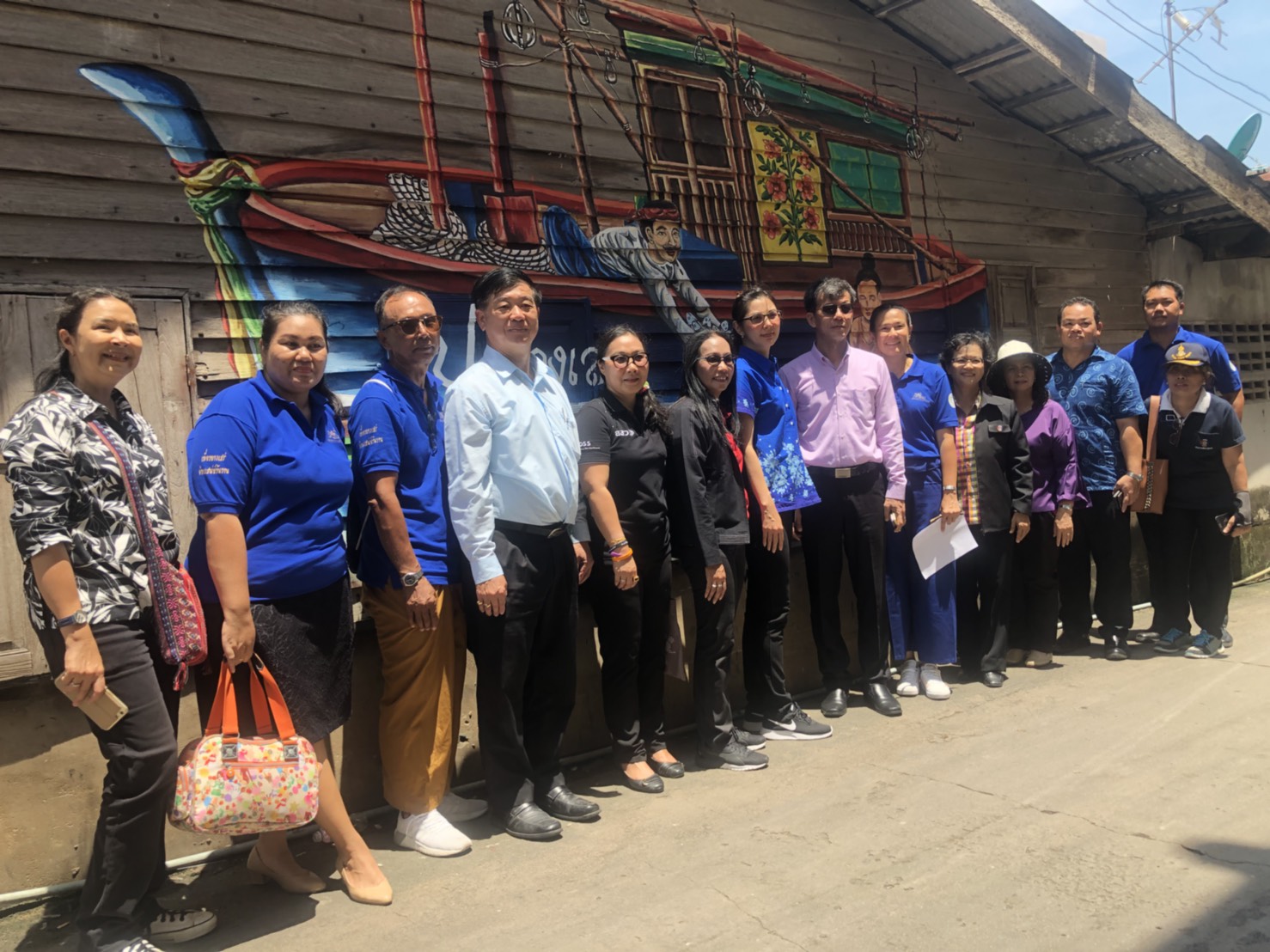 ประเมินเพื่อคัดเลือกหมู่บ้านท่องเที่ยวโดยชุมชนดีเด่นระดับจังหวัด ณ บ้านหนองมะนาว