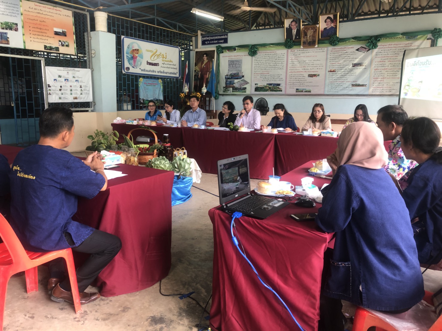 ประเมินเพื่อคัดเลือกหมู่บ้านท่องเที่ยวโดยชุมชนดีเด่นระดับจังหวัด ณ บ้านหนองมะนาว