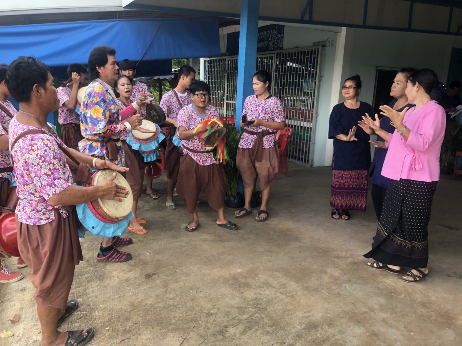 ประเมินเพื่อคัดเลือกหมู่บ้านท่องเที่ยวโดยชุมชนดีเด่นระดับจังหวัด ณ บ้านหนองมะนาว