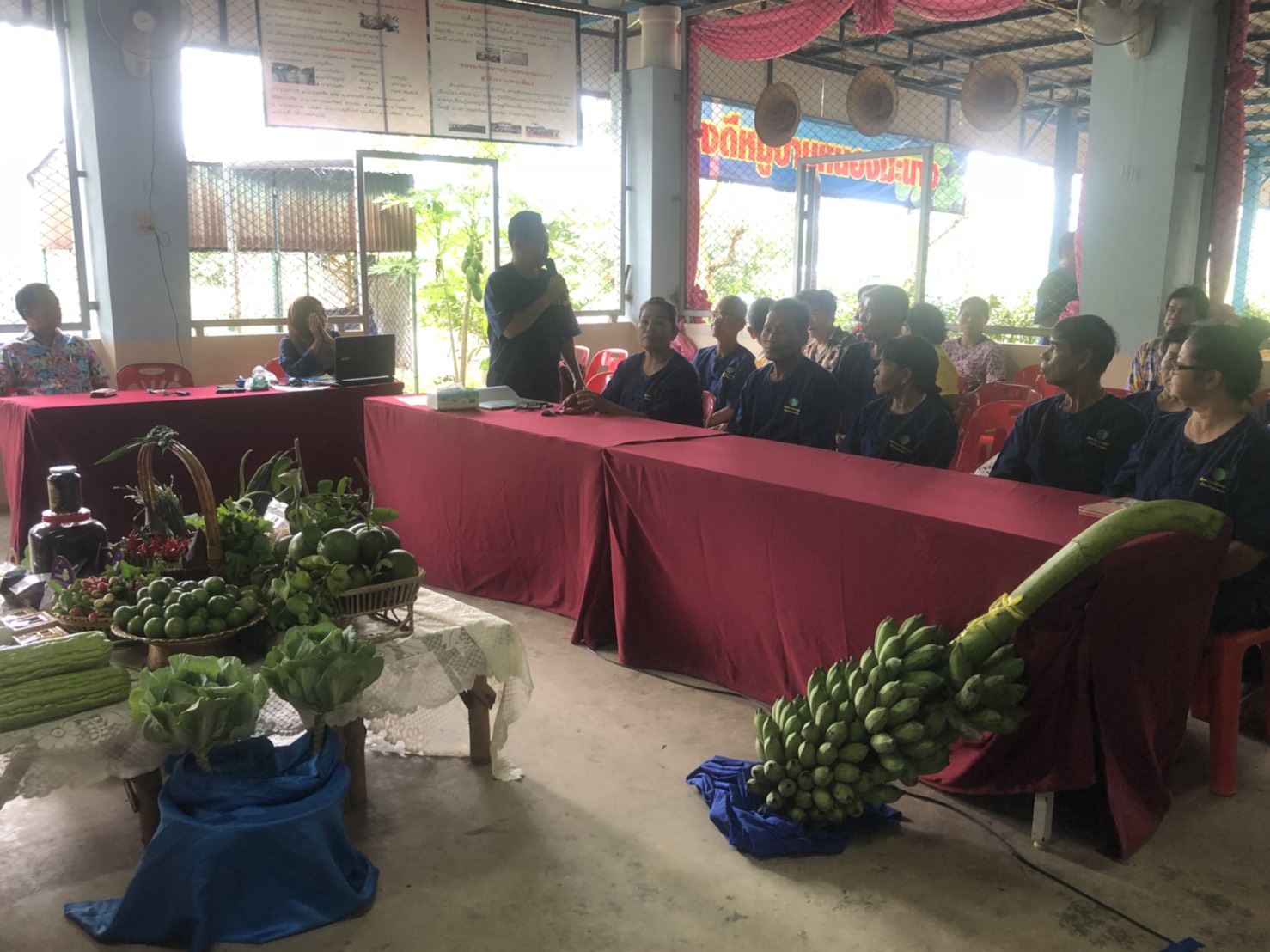 ประเมินเพื่อคัดเลือกหมู่บ้านท่องเที่ยวโดยชุมชนดีเด่นระดับจังหวัด ณ บ้านหนองมะนาว