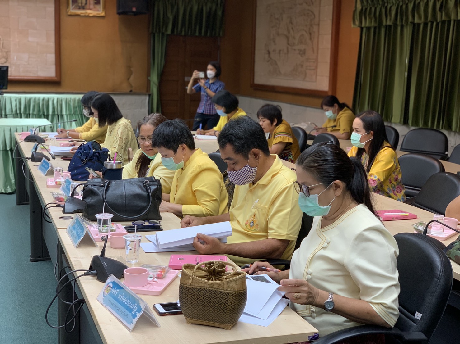 การตรวจราชการของผู้ตรวจราชการกรมการพัฒนาชุมชน ประจำเดือนมิถุนายน 2563 จังหวัดชลบุรี