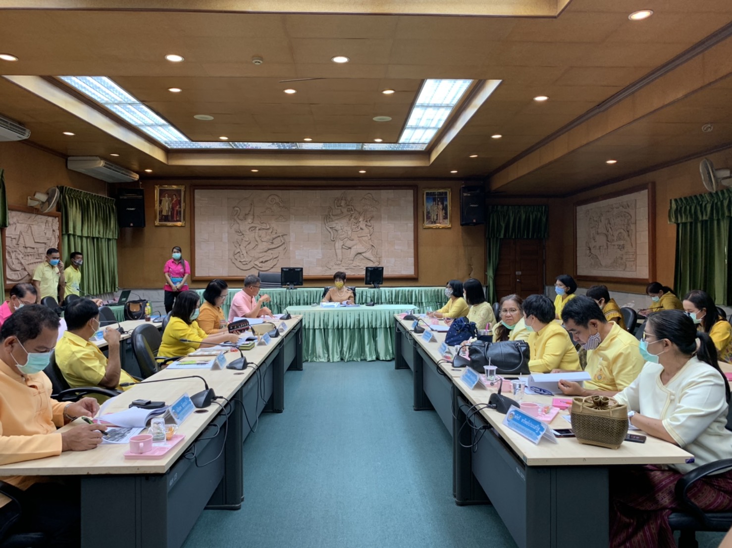 การตรวจราชการของผู้ตรวจราชการกรมการพัฒนาชุมชน ประจำเดือนมิถุนายน 2563 จังหวัดชลบุรี