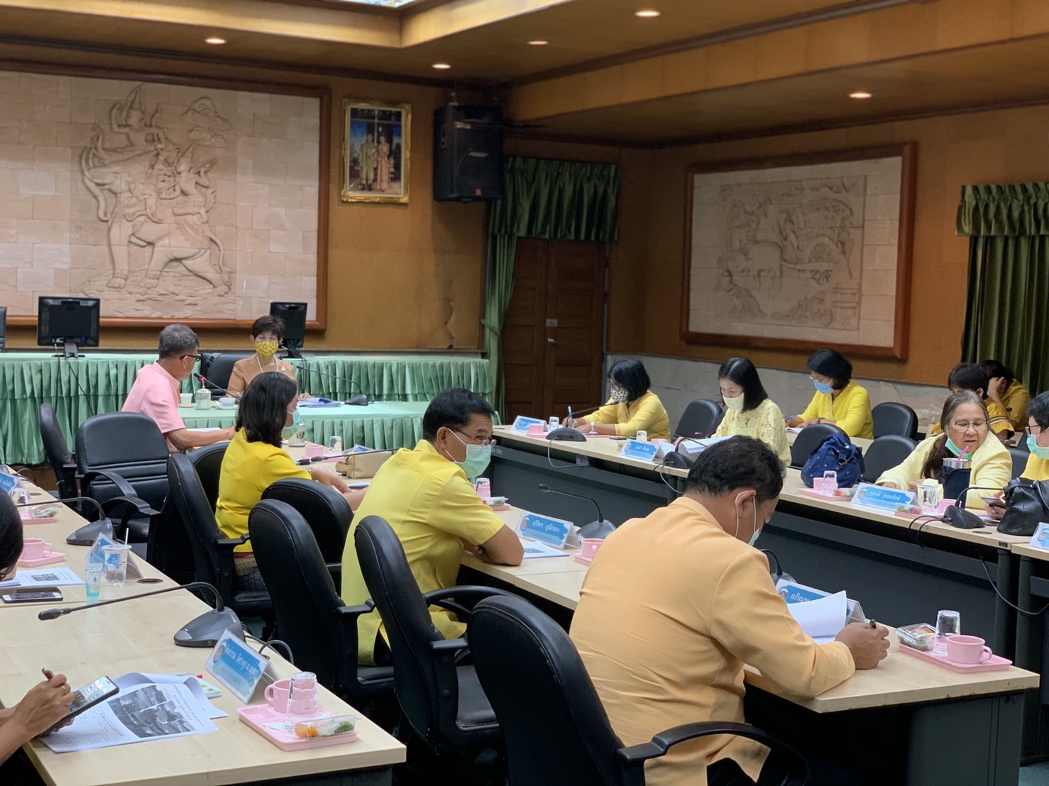 การตรวจราชการของผู้ตรวจราชการกรมการพัฒนาชุมชน ประจำเดือนมิถุนายน 2563 จังหวัดชลบุรี