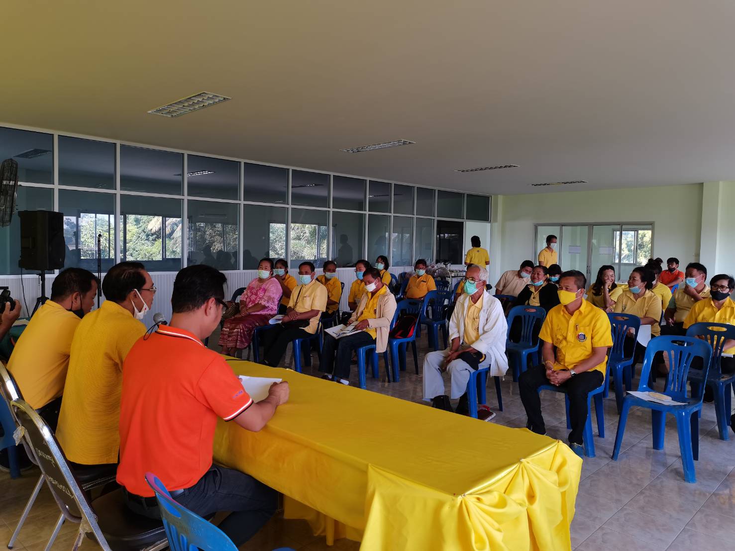 ประชุมคณะกรรมการและสมาชิกชมรมอาสาพัฒนาชุมชนอำเภอพนัสนิคม​ ครั้งที่​ 7/2563