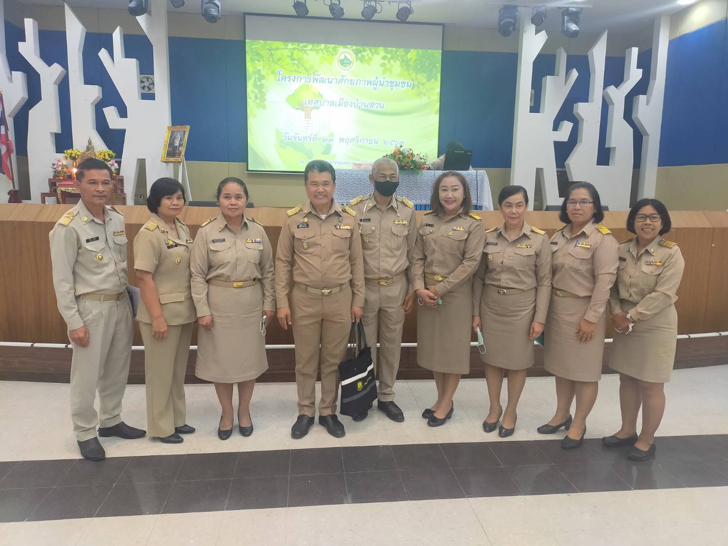 อธิบดี พช. บรรยายพิเศษโครงการพัฒนาศักยภาพผู้นำชุมชน