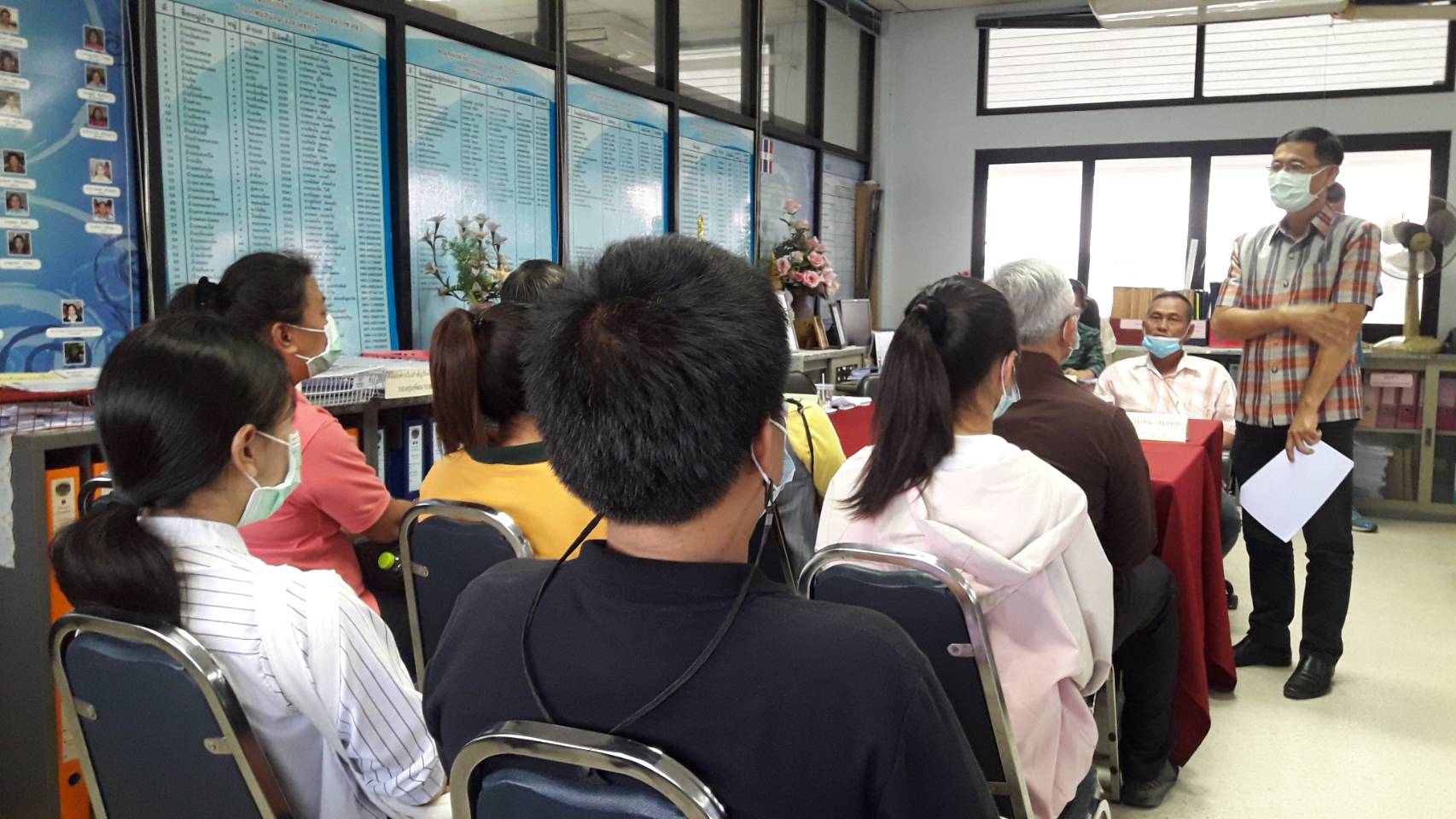 สอบสัมภาษณ์ลูกจ้างเหมาบริการโครงการ “โคก หนอง นา โมเดล”