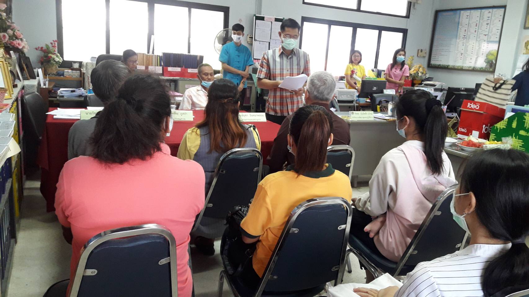 สอบสัมภาษณ์ลูกจ้างเหมาบริการโครงการ “โคก หนอง นา โมเดล”