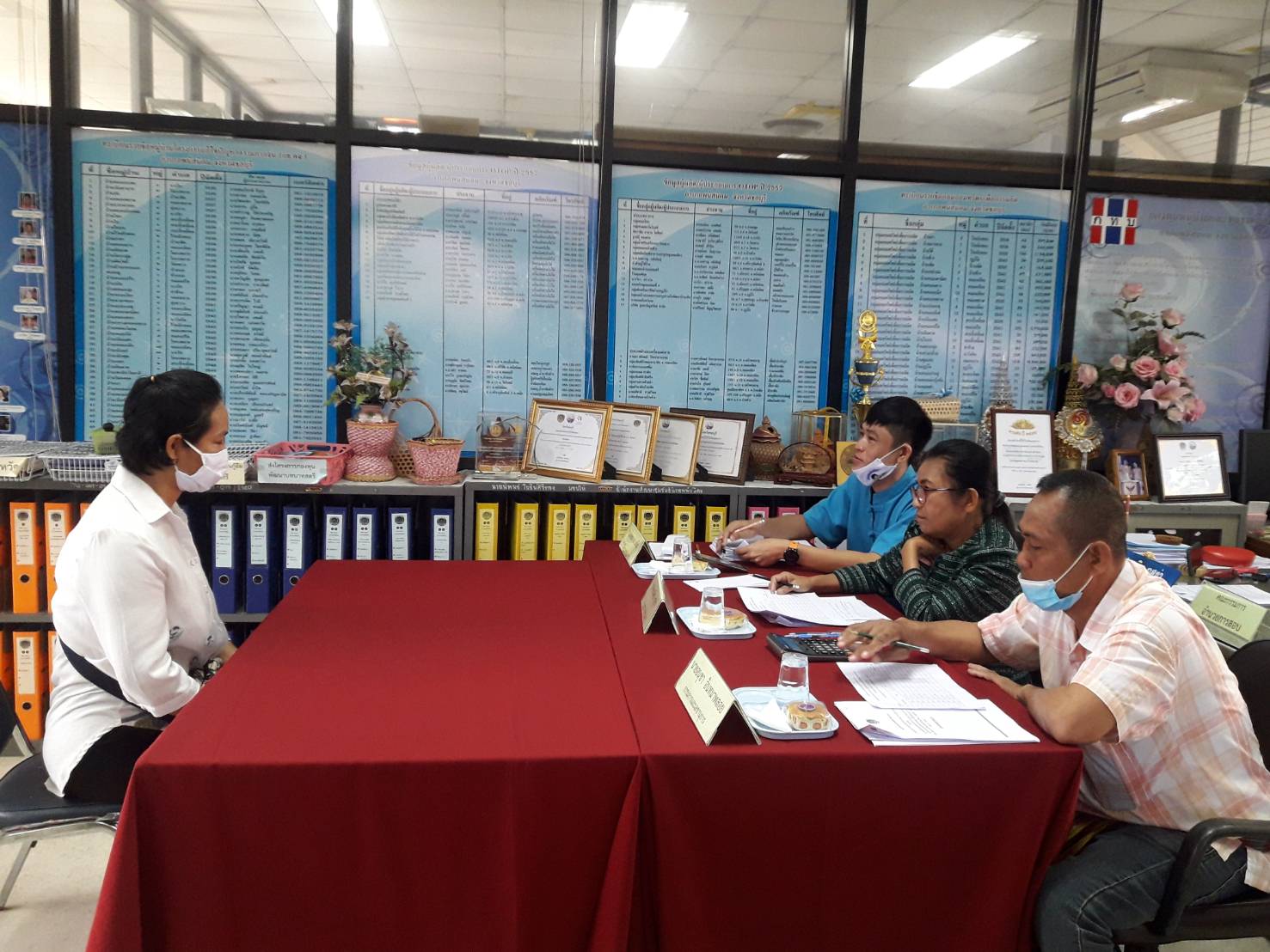 สอบสัมภาษณ์ลูกจ้างเหมาบริการโครงการ “โคก หนอง นา โมเดล”