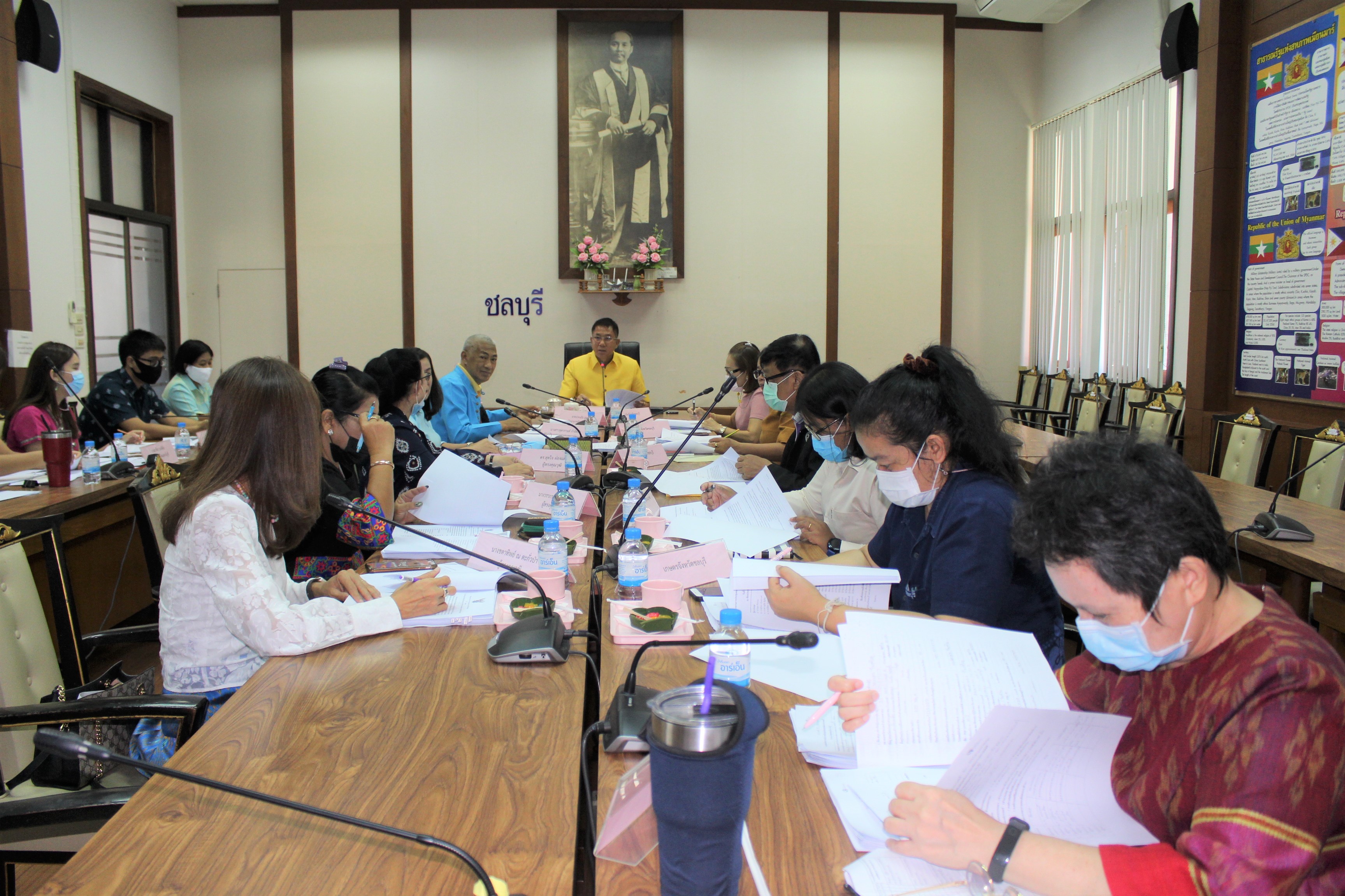 ประชุมคณะอนุกรรมการบริหารกองทุนพัฒนาบทบาทสตรีจังหวัดชลบุรี ครั้งที่ 1/2564