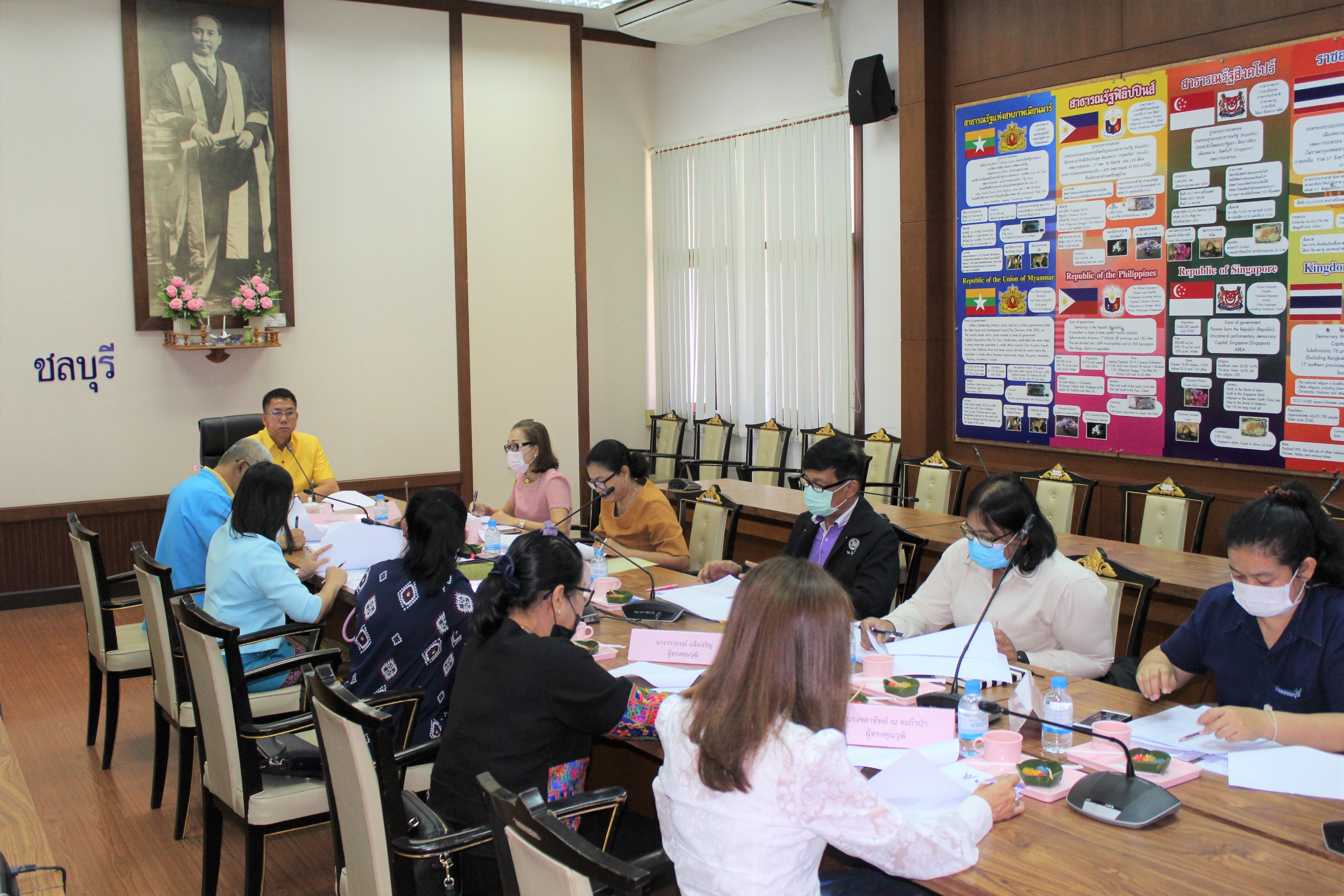 ประชุมคณะอนุกรรมการบริหารกองทุนพัฒนาบทบาทสตรีจังหวัดชลบุรี ครั้งที่ 1/2564