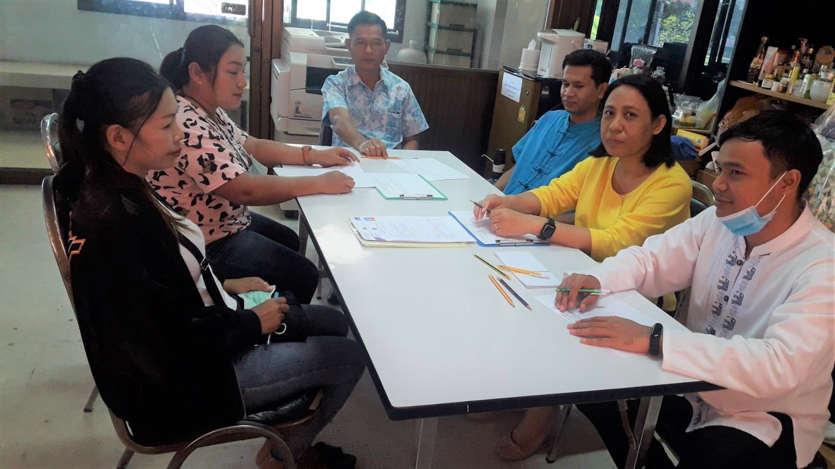 สอบสัมภาษณ์ลูกจ้างเหมาบริการโครงการ “โคก หนอง นา โมเดล”