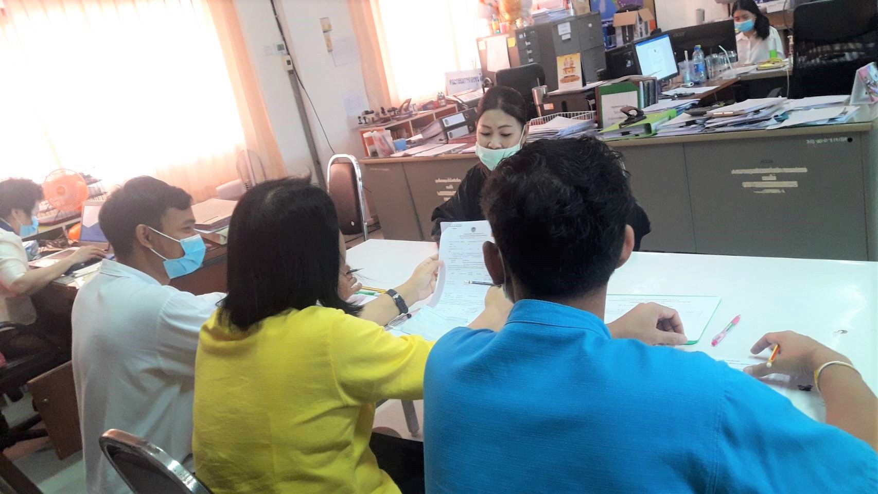 สอบสัมภาษณ์ลูกจ้างเหมาบริการโครงการ “โคก หนอง นา โมเดล”