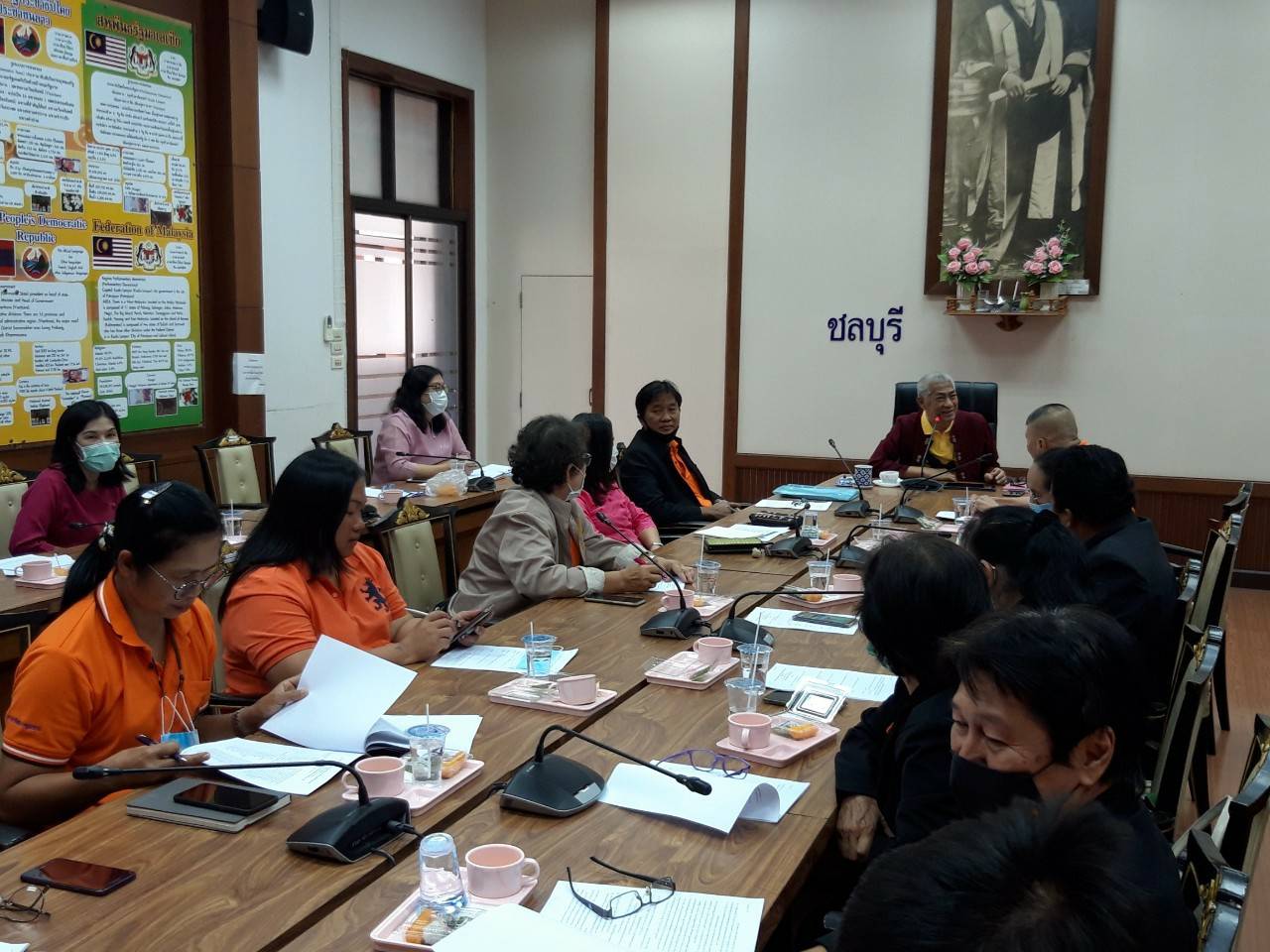 ประชุมคณะกรรมการชมรมผู้นำอาสาพัฒนาชุมชนจังหวัดชลบุรี ครั้งที่ 3/2563