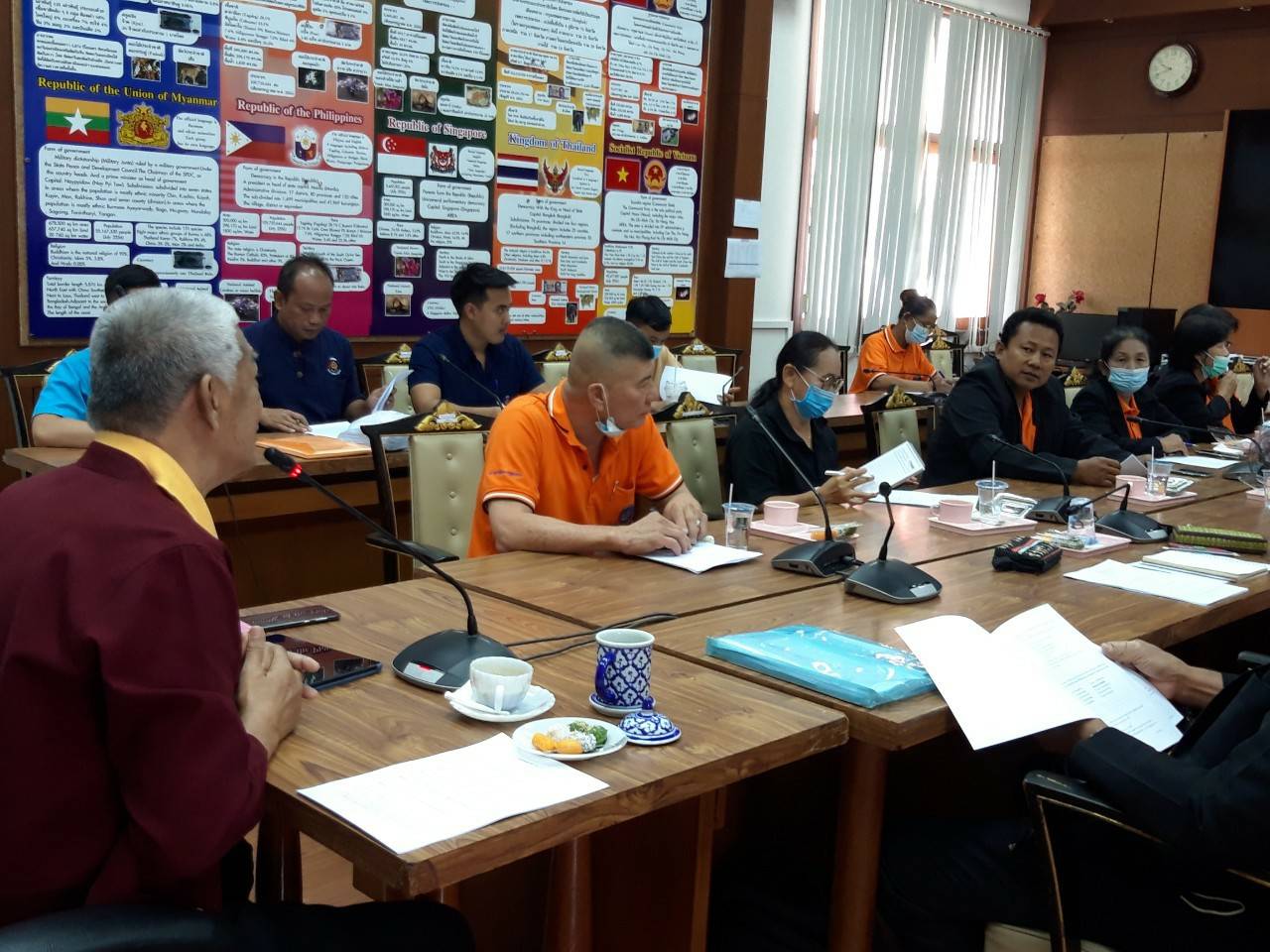 ประชุมคณะกรรมการชมรมผู้นำอาสาพัฒนาชุมชนจังหวัดชลบุรี ครั้งที่ 3/2563