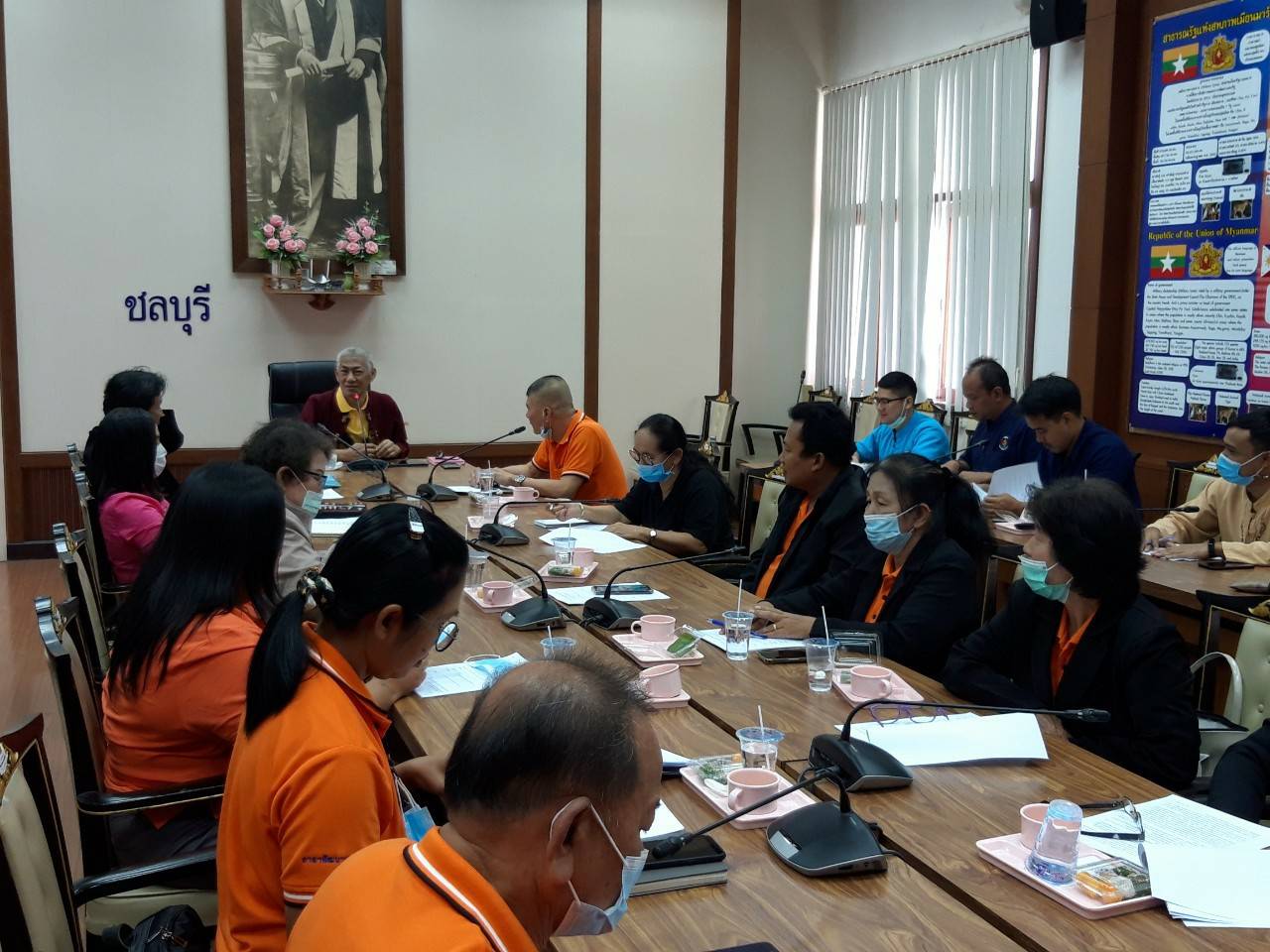 ประชุมคณะกรรมการชมรมผู้นำอาสาพัฒนาชุมชนจังหวัดชลบุรี ครั้งที่ 3/2563