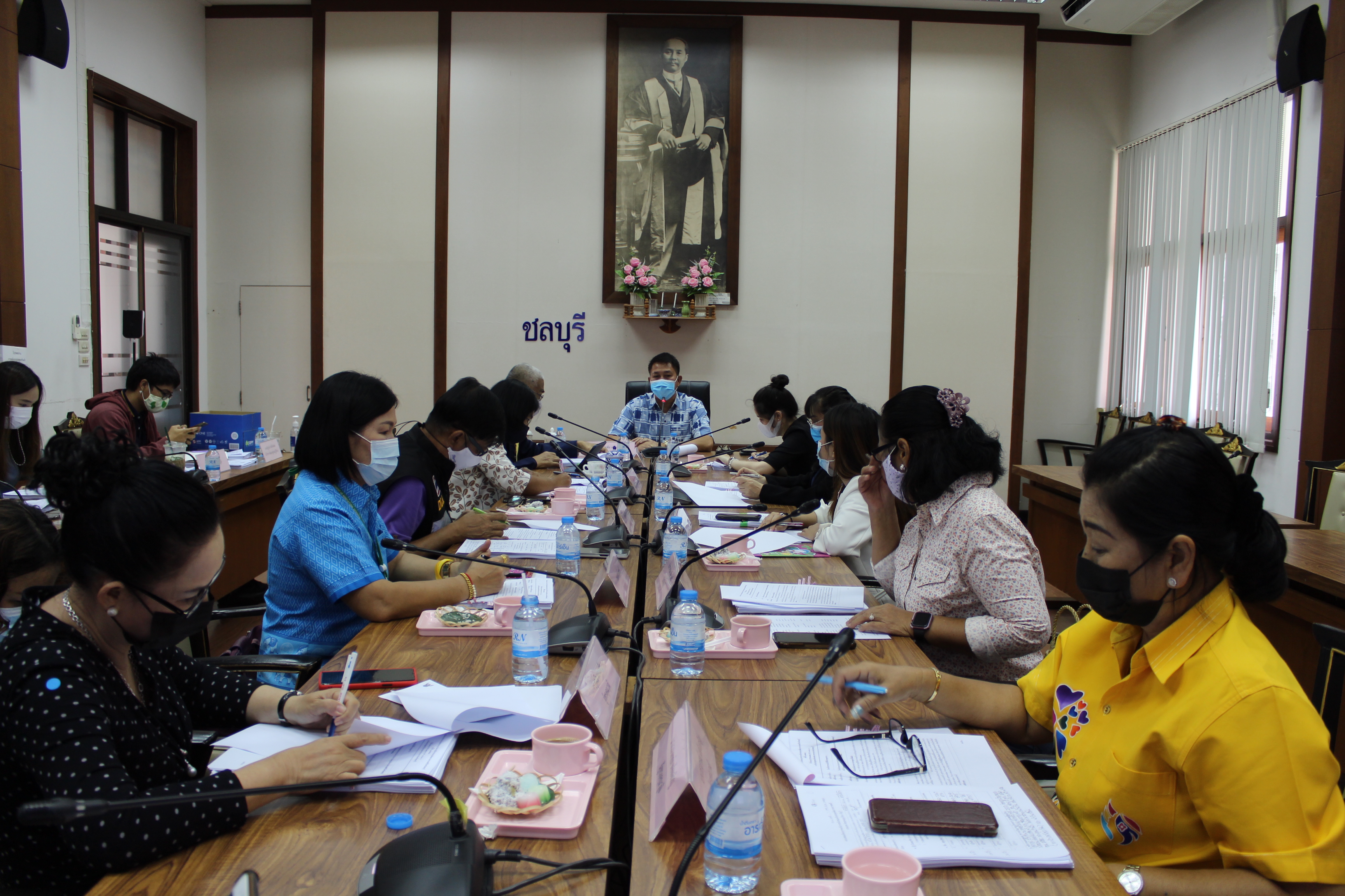 การประชุมคณะอนุกรรมการบริหารกองทุนพัฒนาบทบาทสตรีจังหวัดชลบุรี ครั้งที่ 3/2564