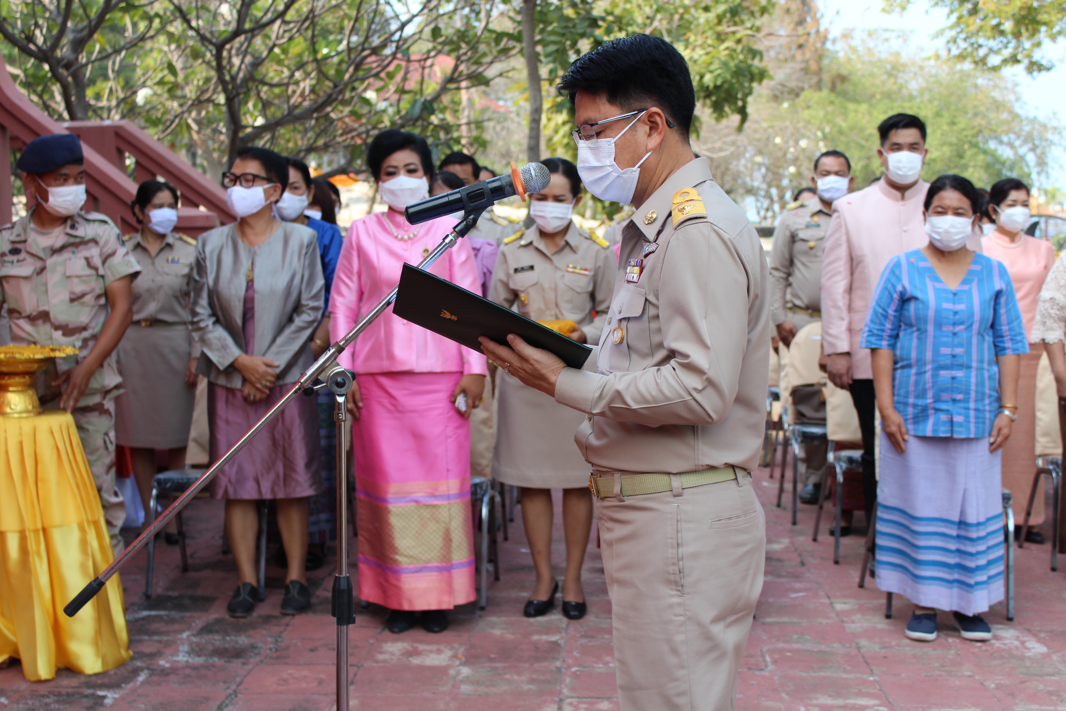 จังหวัดชลบุรีจัดพิธีลงนามถวายพระพรชัยมงคลสมเด็จพระเจ้าลูกเธอ เจ้าฟ้าสิริวัณณวรี นารีรัตนราชกัญญา เนื่องในโอกาสวันคล้ายวันประสูติ 8 มกราคม 2564
