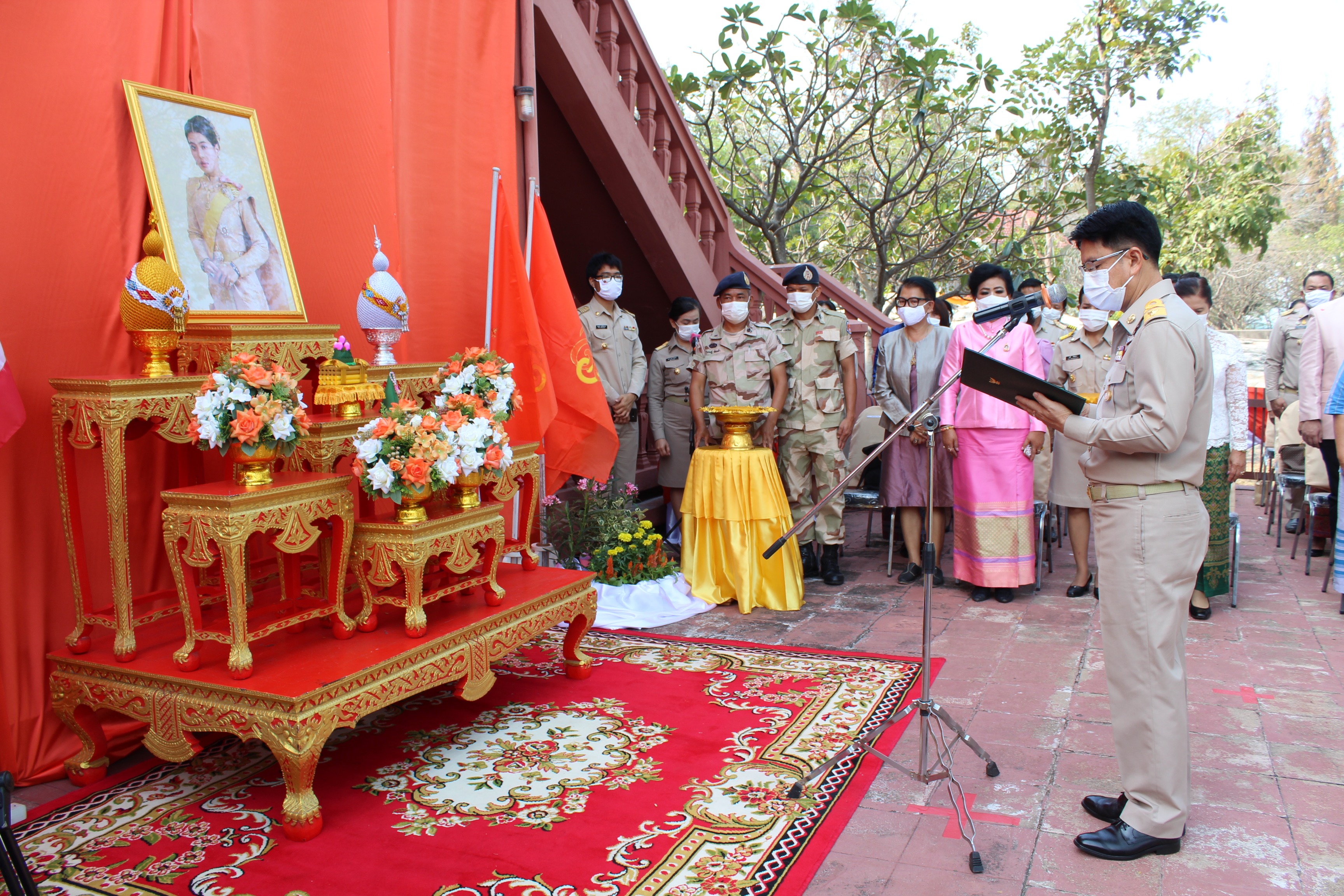 จังหวัดชลบุรีจัดพิธีลงนามถวายพระพรชัยมงคลสมเด็จพระเจ้าลูกเธอ เจ้าฟ้าสิริวัณณวรี นารีรัตนราชกัญญา เนื่องในโอกาสวันคล้ายวันประสูติ 8 มกราคม 2564