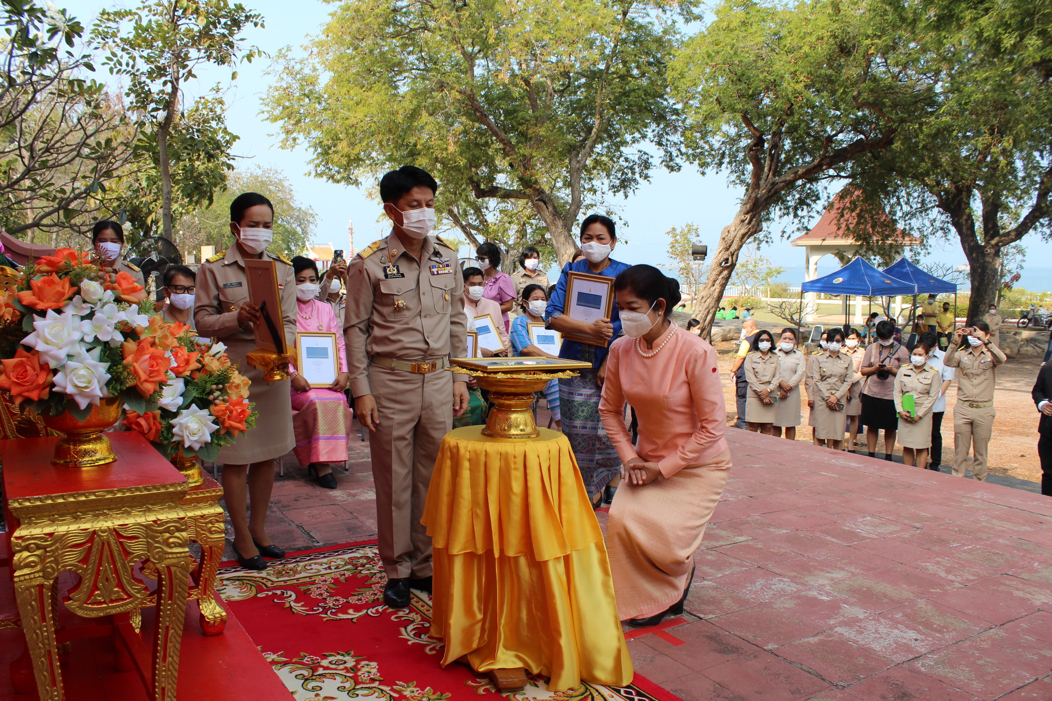 จังหวัดชลบุรีจัดพิธีลงนามถวายพระพรชัยมงคลสมเด็จพระเจ้าลูกเธอ เจ้าฟ้าสิริวัณณวรี นารีรัตนราชกัญญา เนื่องในโอกาสวันคล้ายวันประสูติ 8 มกราคม 2564