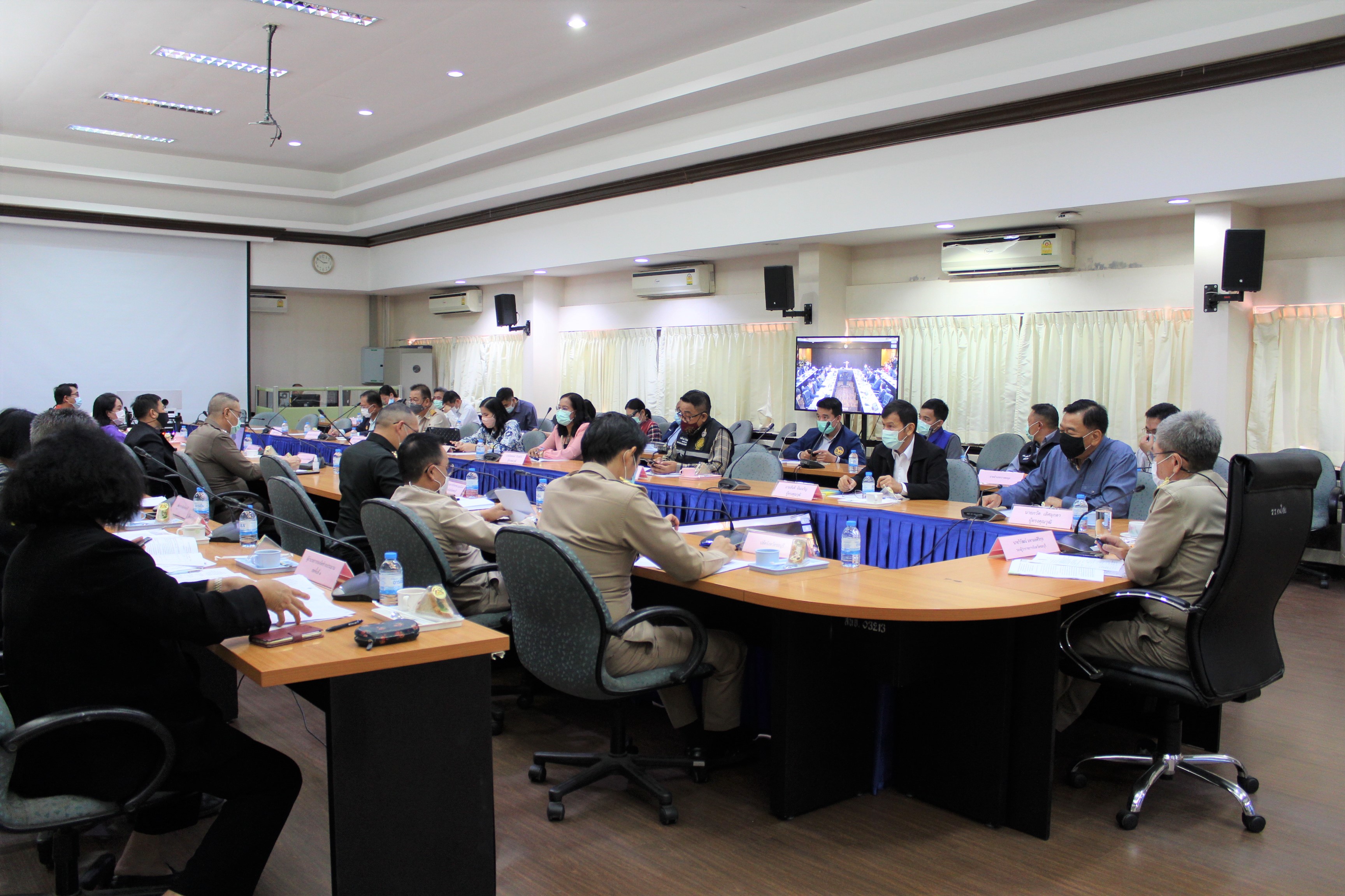 การประชุมรับมอบนโยบายการกำกับและติดตามการบริหารราชการในภูมิภาคของรองนายกรัฐมนตรี (นายสุพัฒนพงษ์ พันธ์มีเชาว์)