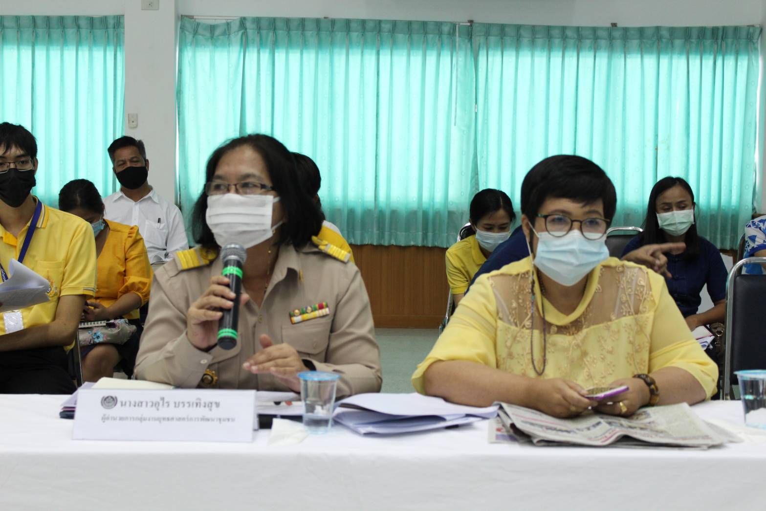 การประชุมคณะทำงานขับเคลื่อนการพัฒนาพื้นที่ต้นแบบการพัฒนาคุณภาพชีวิตตามหลักทฤษฎีใหม่ ประยุกต์สู่ “โคก หนอง นา โมเดล” อำเภอบางละมุง ครั้งที่ 1/2564