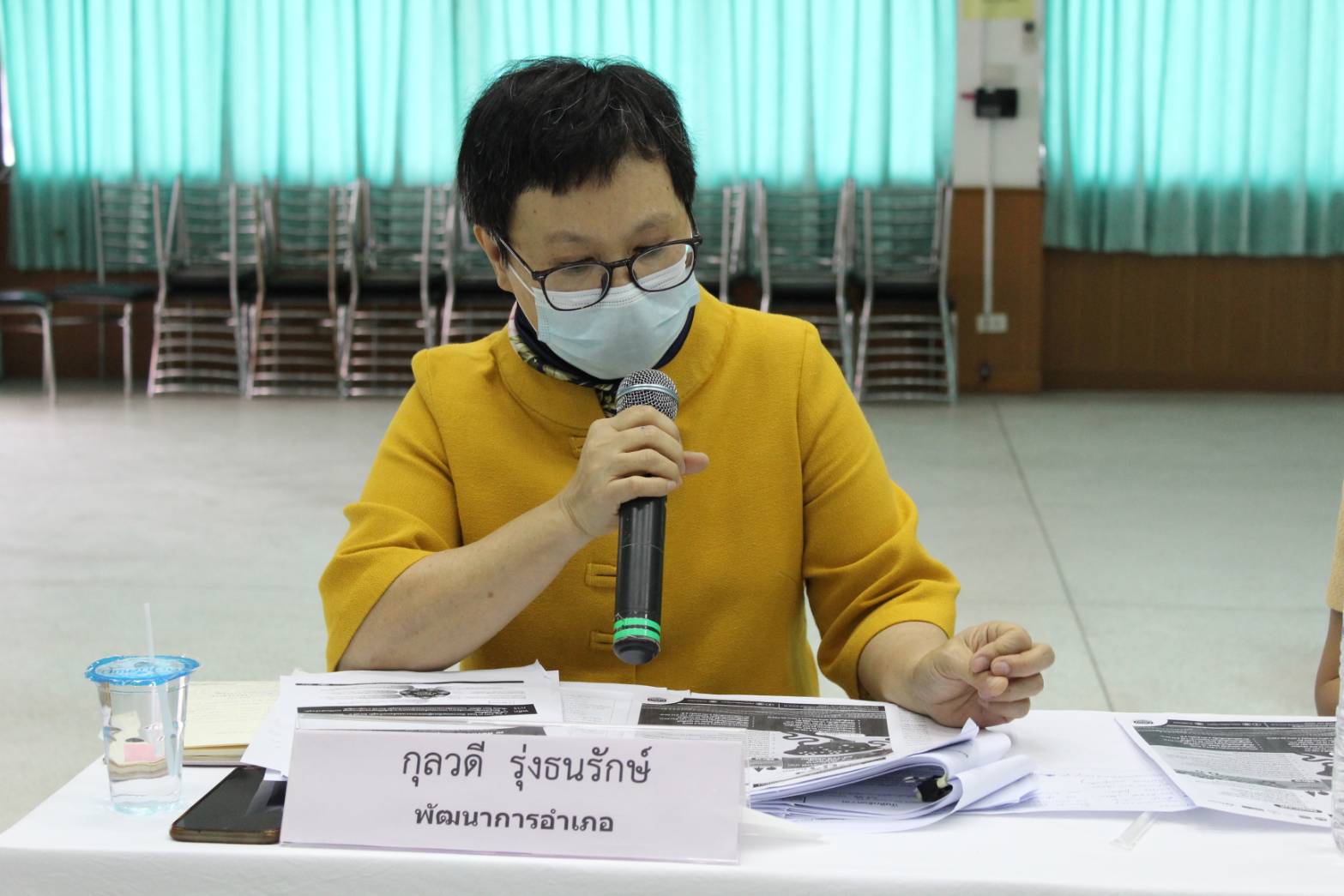 การประชุมคณะทำงานขับเคลื่อนการพัฒนาพื้นที่ต้นแบบการพัฒนาคุณภาพชีวิตตามหลักทฤษฎีใหม่ ประยุกต์สู่ “โคก หนอง นา โมเดล” อำเภอบางละมุง ครั้งที่ 1/2564