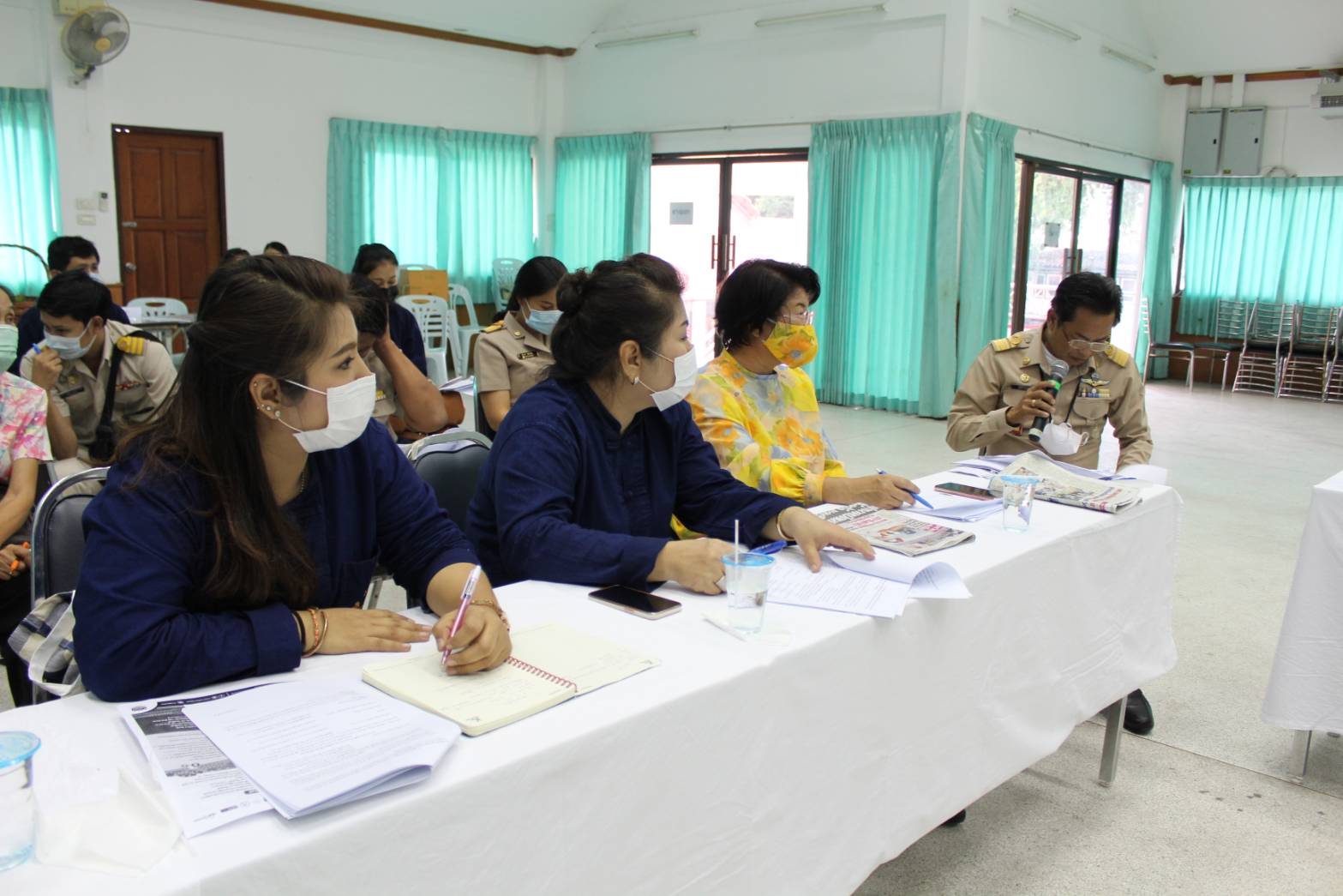 การประชุมคณะทำงานขับเคลื่อนการพัฒนาพื้นที่ต้นแบบการพัฒนาคุณภาพชีวิตตามหลักทฤษฎีใหม่ ประยุกต์สู่ “โคก หนอง นา โมเดล” อำเภอบางละมุง ครั้งที่ 1/2564
