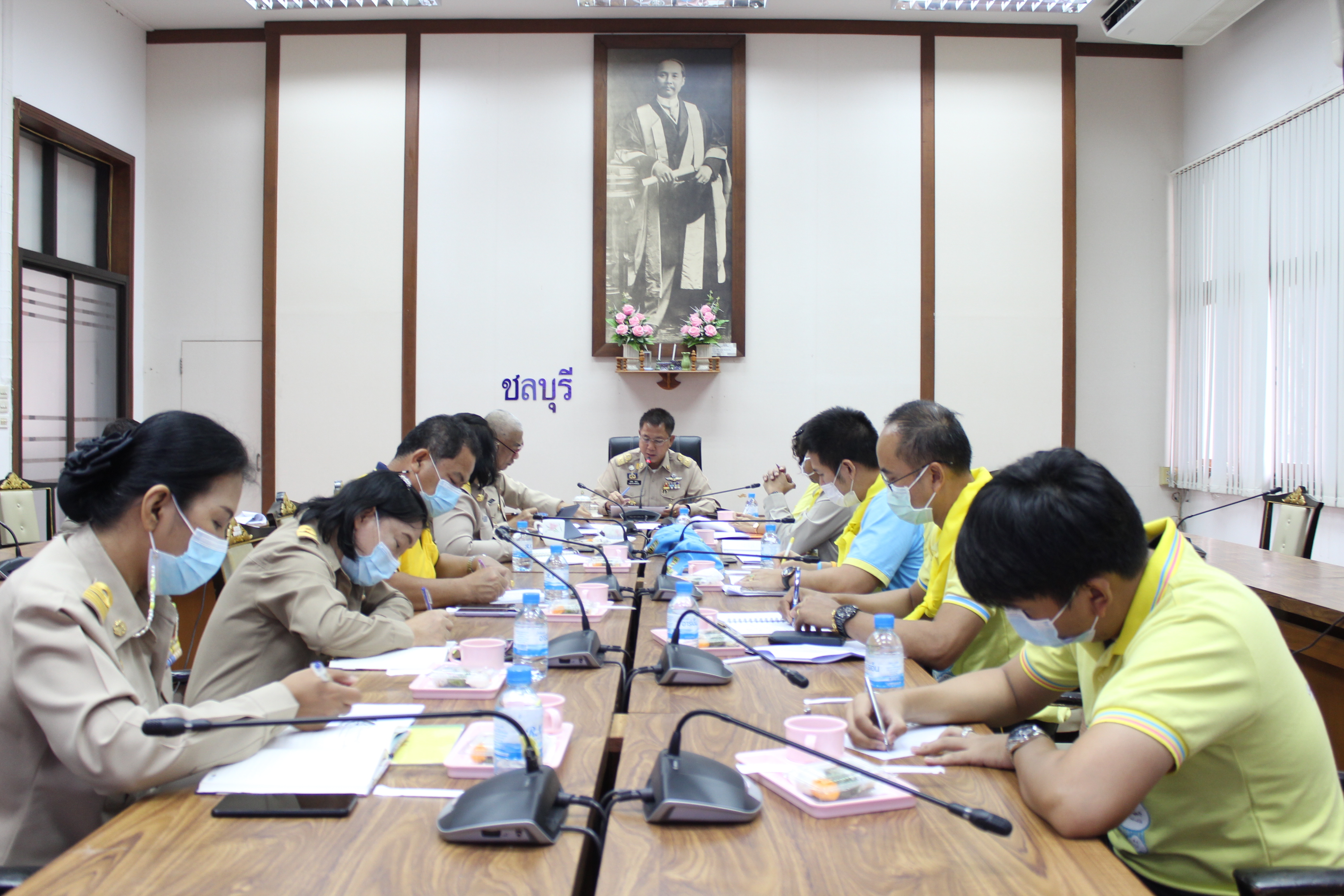 ประชุมสร้างความเข้าใจการพัฒนาผลิตภัณฑ์กลุ่มอาชีพในหมู่บ้านที่ได้รับผลกระทบจากช้างป่า