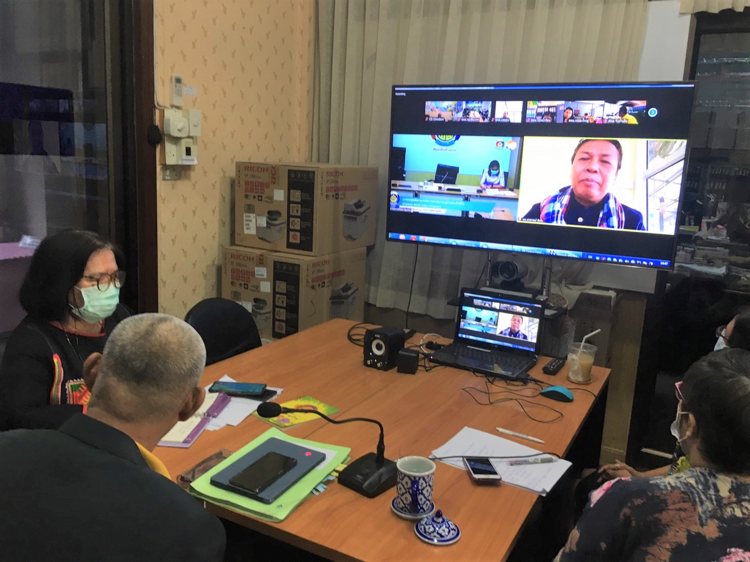 การประชุมติดตามเร่งรัดการดำเนินงานการจัดการปัญหาเพื่อการอยู่ร่วมกันอย่างสมดุลระหว่างคนกับช้างป่า