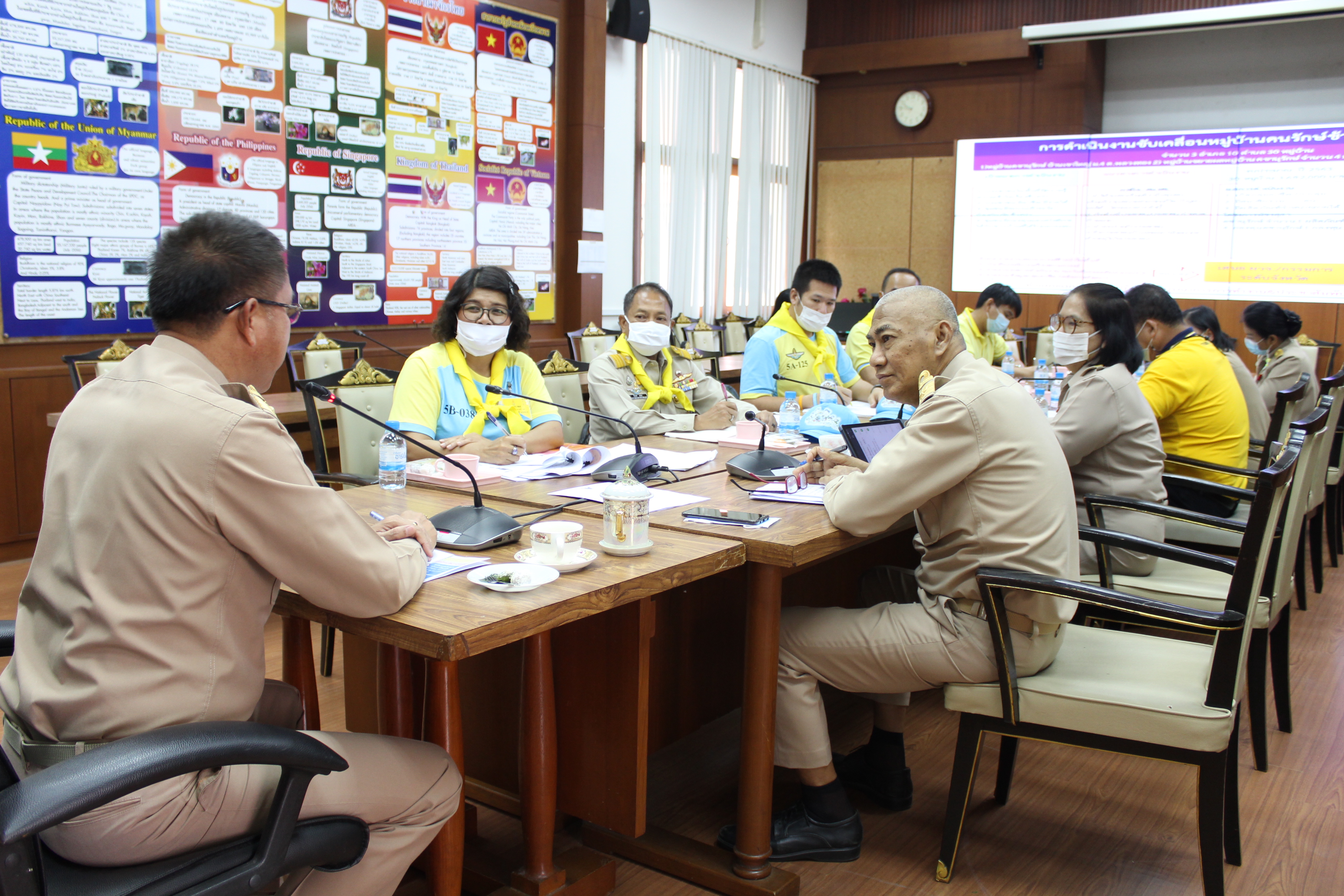 ประชุมสร้างความเข้าใจการพัฒนาผลิตภัณฑ์กลุ่มอาชีพในหมู่บ้านที่ได้รับผลกระทบจากช้างป่า