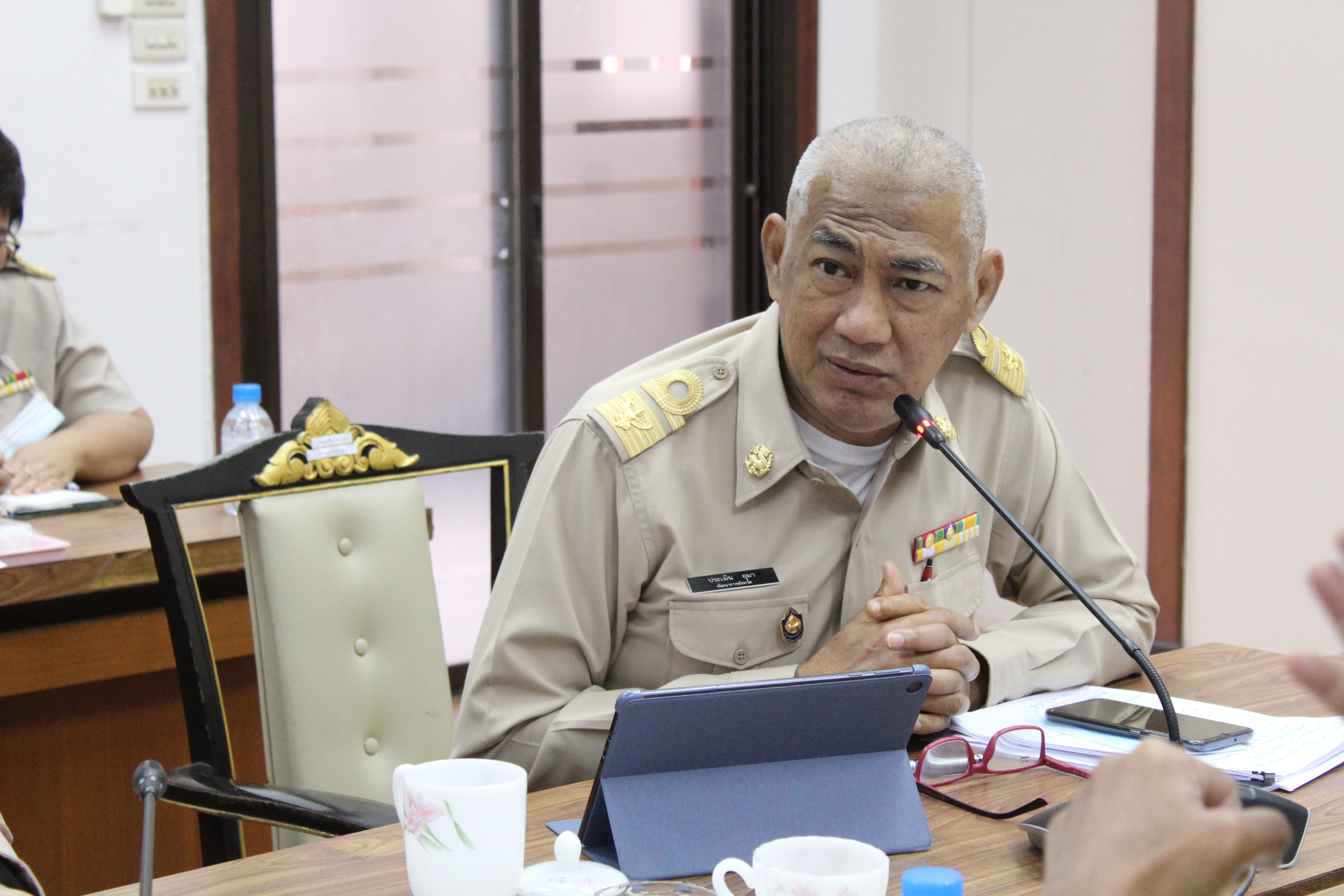 ประชุมสร้างความเข้าใจการพัฒนาผลิตภัณฑ์กลุ่มอาชีพในหมู่บ้านที่ได้รับผลกระทบจากช้างป่า