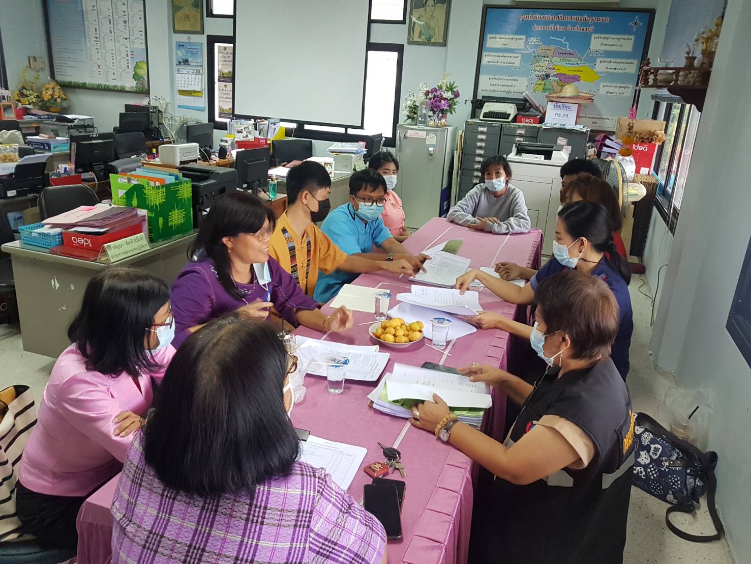 สพจ.ชลบุรี ลงพื้นที่ติดตามนิเทศงานอำเภอ