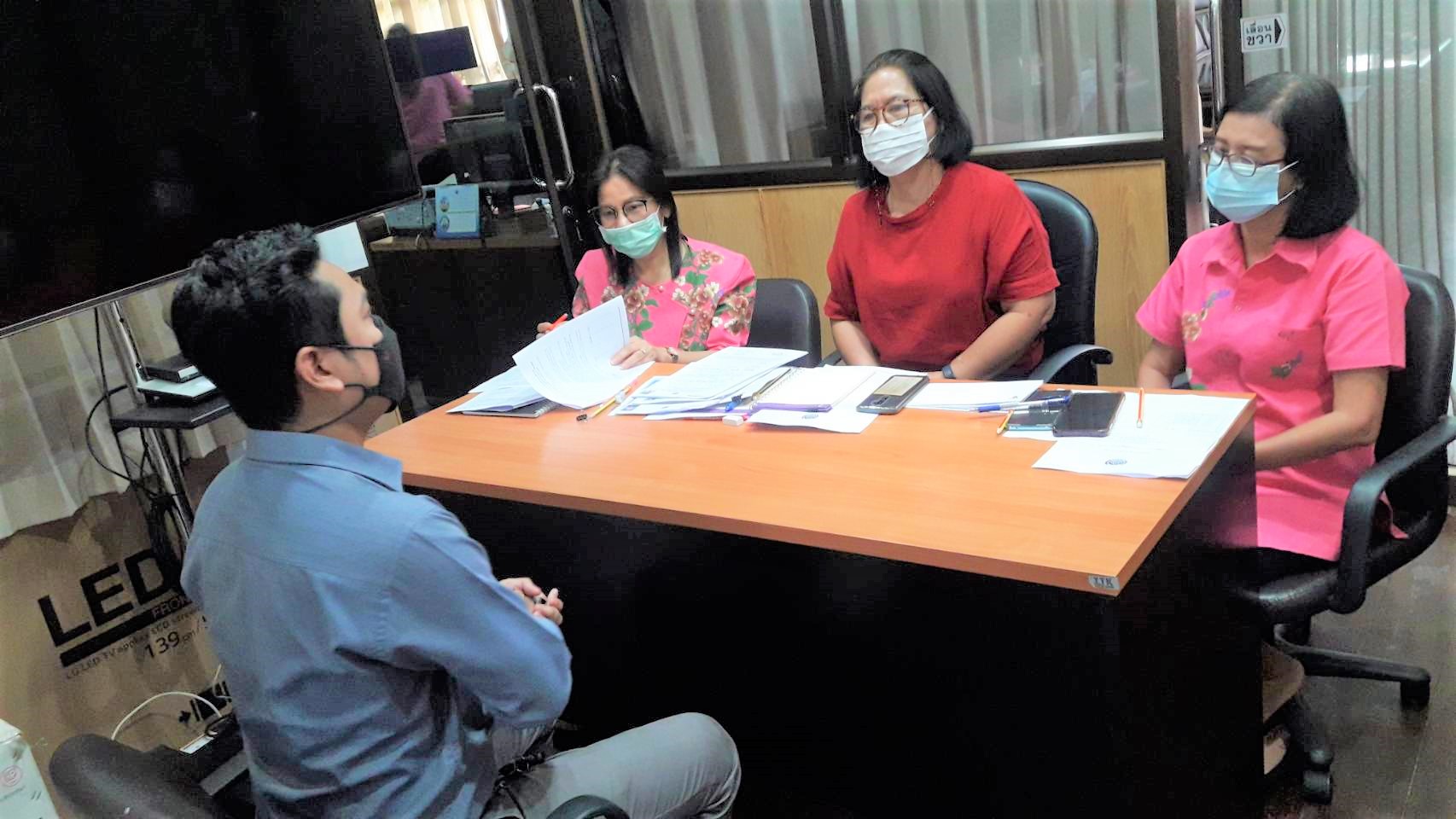 สอบสัมภาษณ์นักพัฒนาพื้นที่ต้นแบบ (นพต.)