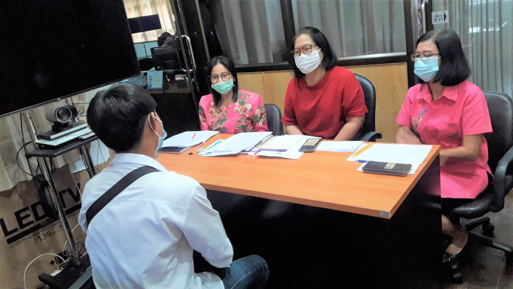 สอบสัมภาษณ์นักพัฒนาพื้นที่ต้นแบบ (นพต.)