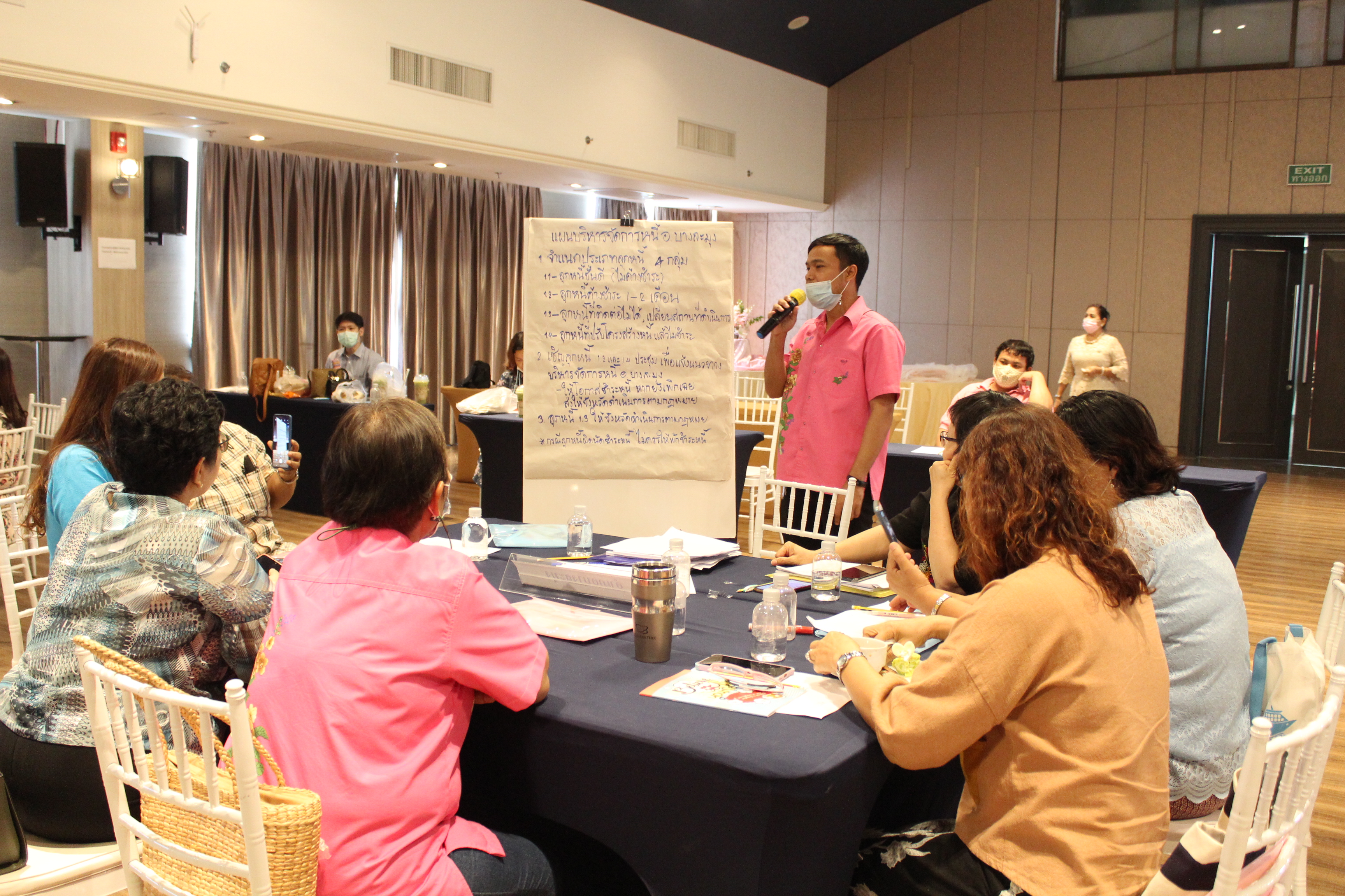 พช.ชลบุรี ประชุมเชิงปฏิบัติการพัฒนากลไกการบริหารจัดการหนี้ กองทุนพัฒนาบทบาทสตรี