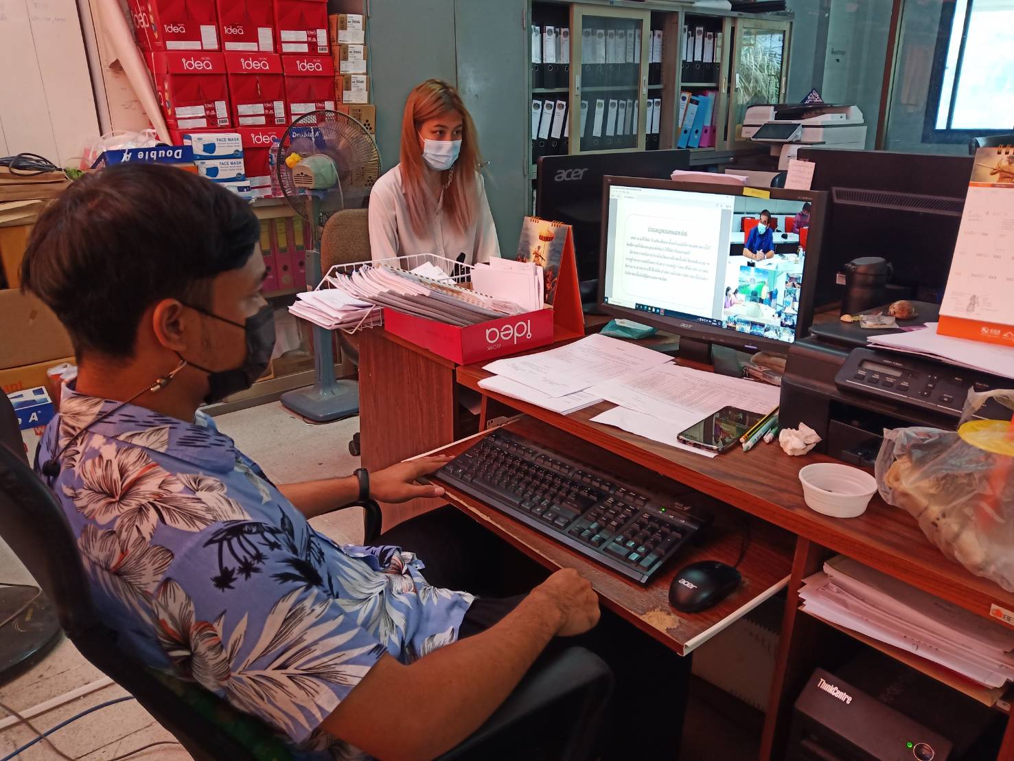 ประชุมชี้แจง เร่งรัด กำกับ ติดตามการดำเนินงานกองทุนพัฒนาบทบาทสตรี ครั้งที่ 4/2564