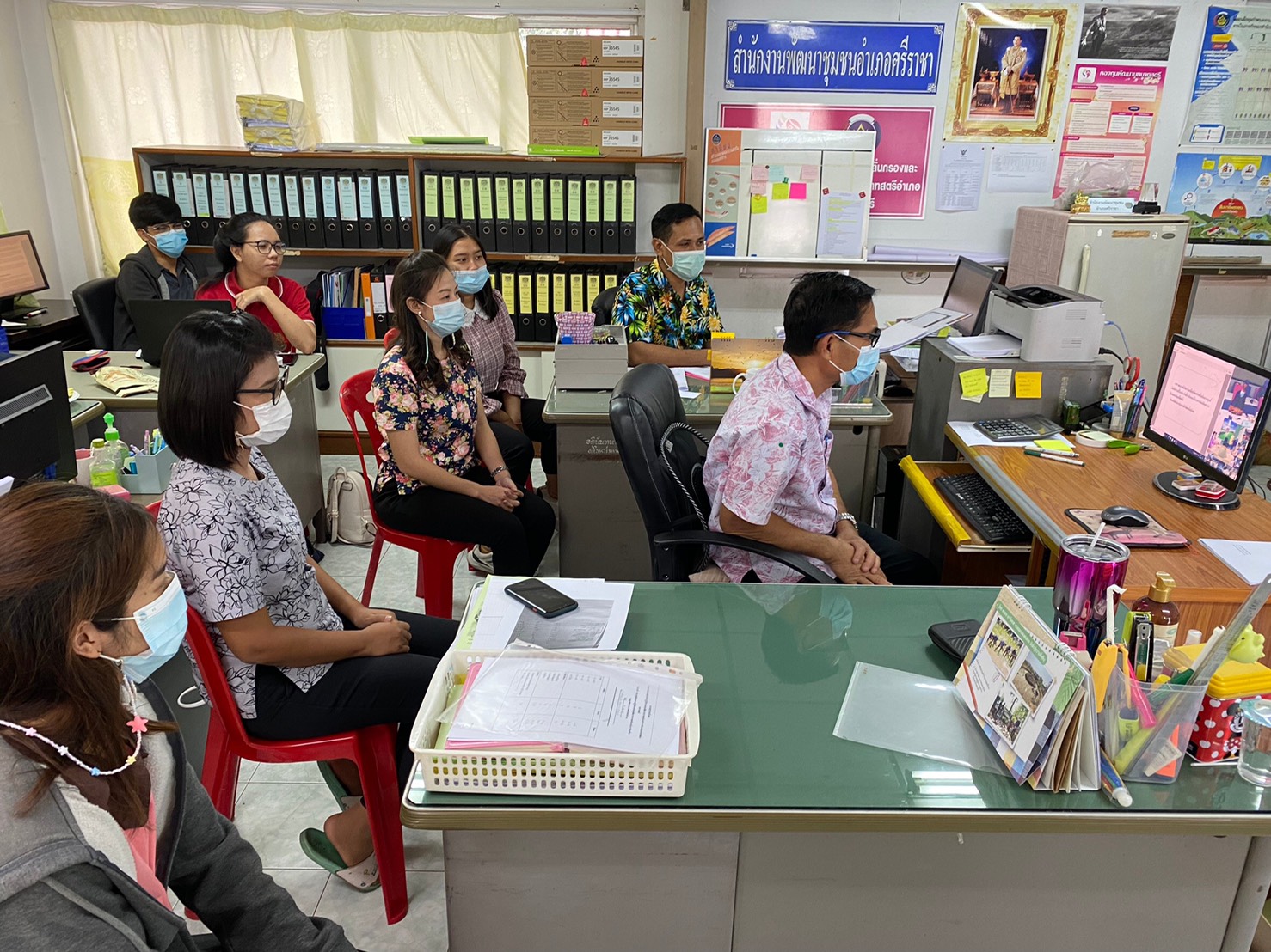 ประชุมชี้แจง เร่งรัด กำกับ ติดตามการดำเนินงานกองทุนพัฒนาบทบาทสตรี ครั้งที่ 4/2564