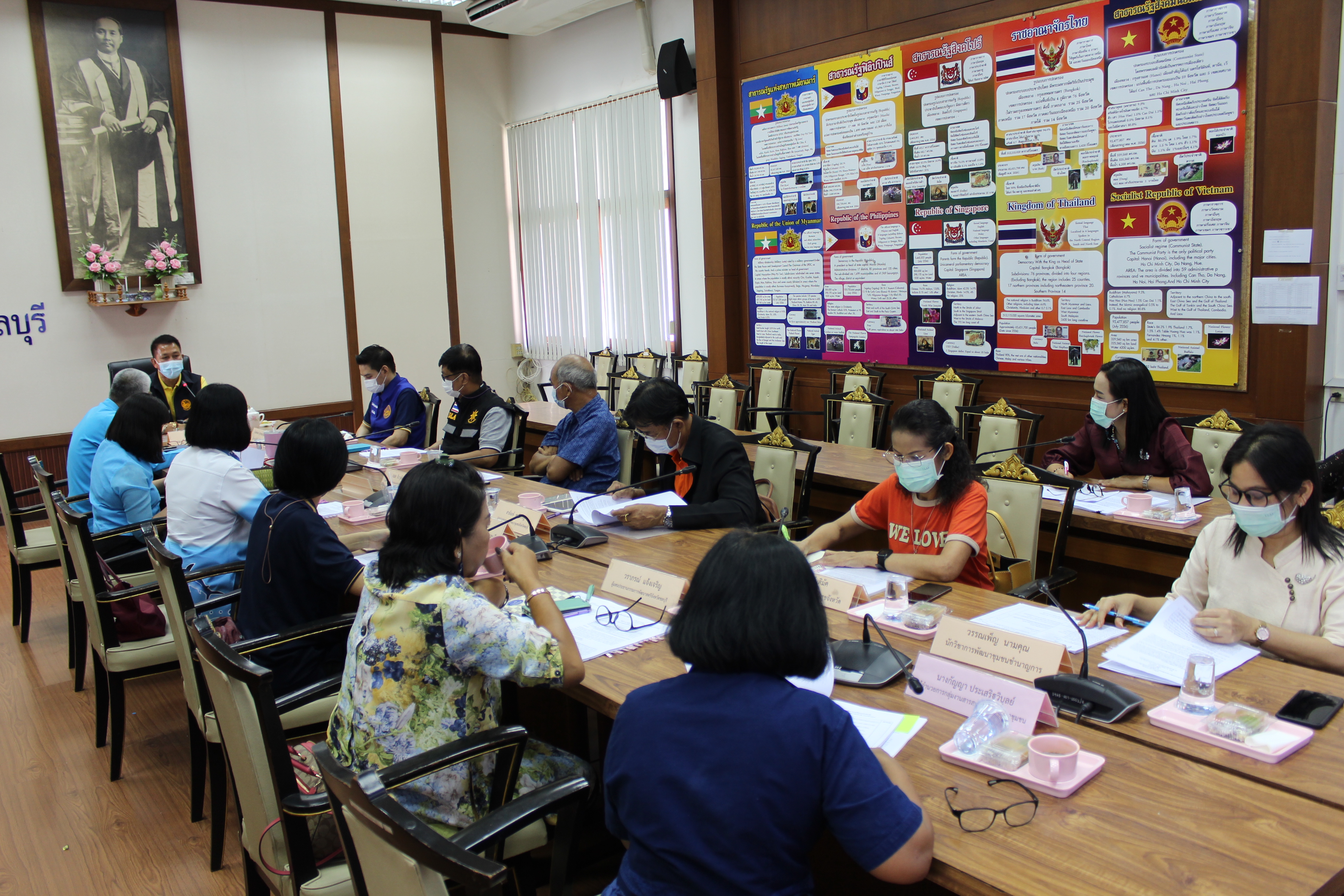 การประชุมคณะกรรมการคัดสรรกิจกรรมพัฒนาชุมชนดีเด่นระดับจังหวัด และโครงการเชิดชูเกียรติกองทุนพัฒนาบทบาทสตรี ประจำปี 2564