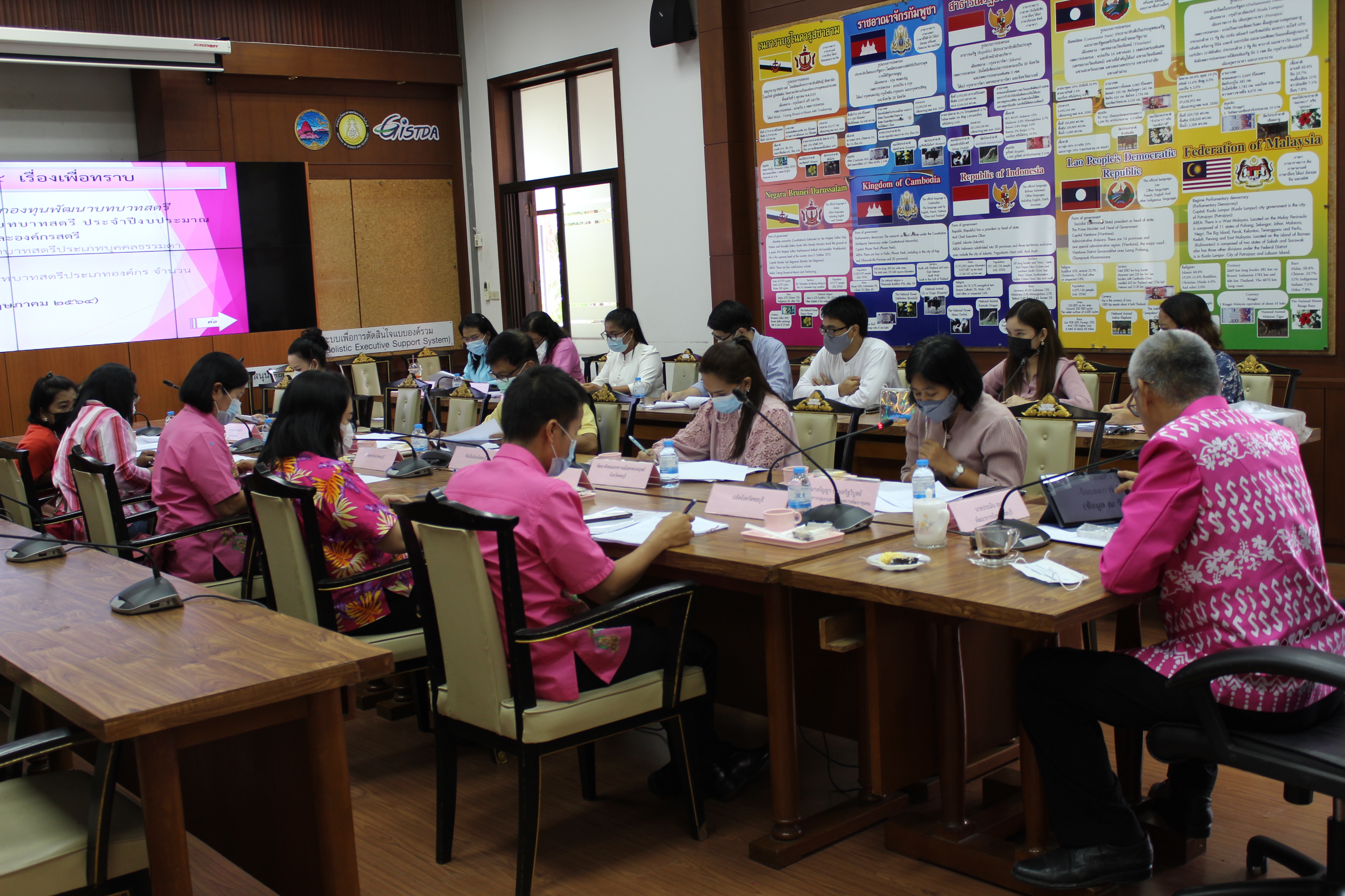 การประชุมคณะอนุกรรมการบริหารกองทุนพัฒนาบทบาทสตรีจังหวัดชลบุรี ครั้งที่ 6 /2564