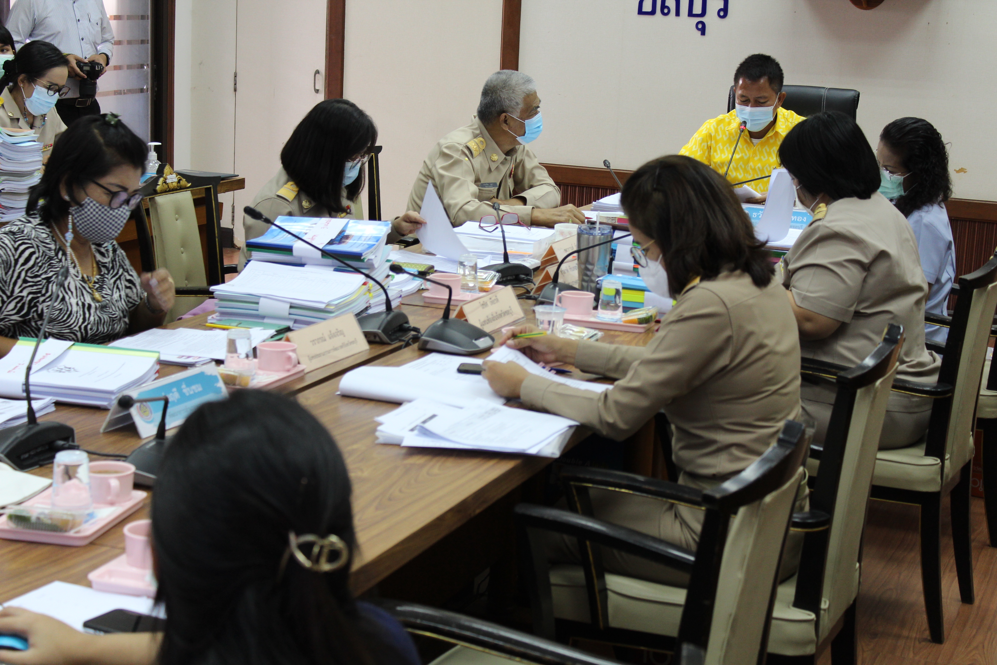 การประชุมคณะกรรมการรับรองมาตรฐานการพัฒนาชุมชนจังหวัดชลบุรี ครั้งที่ 1/2564