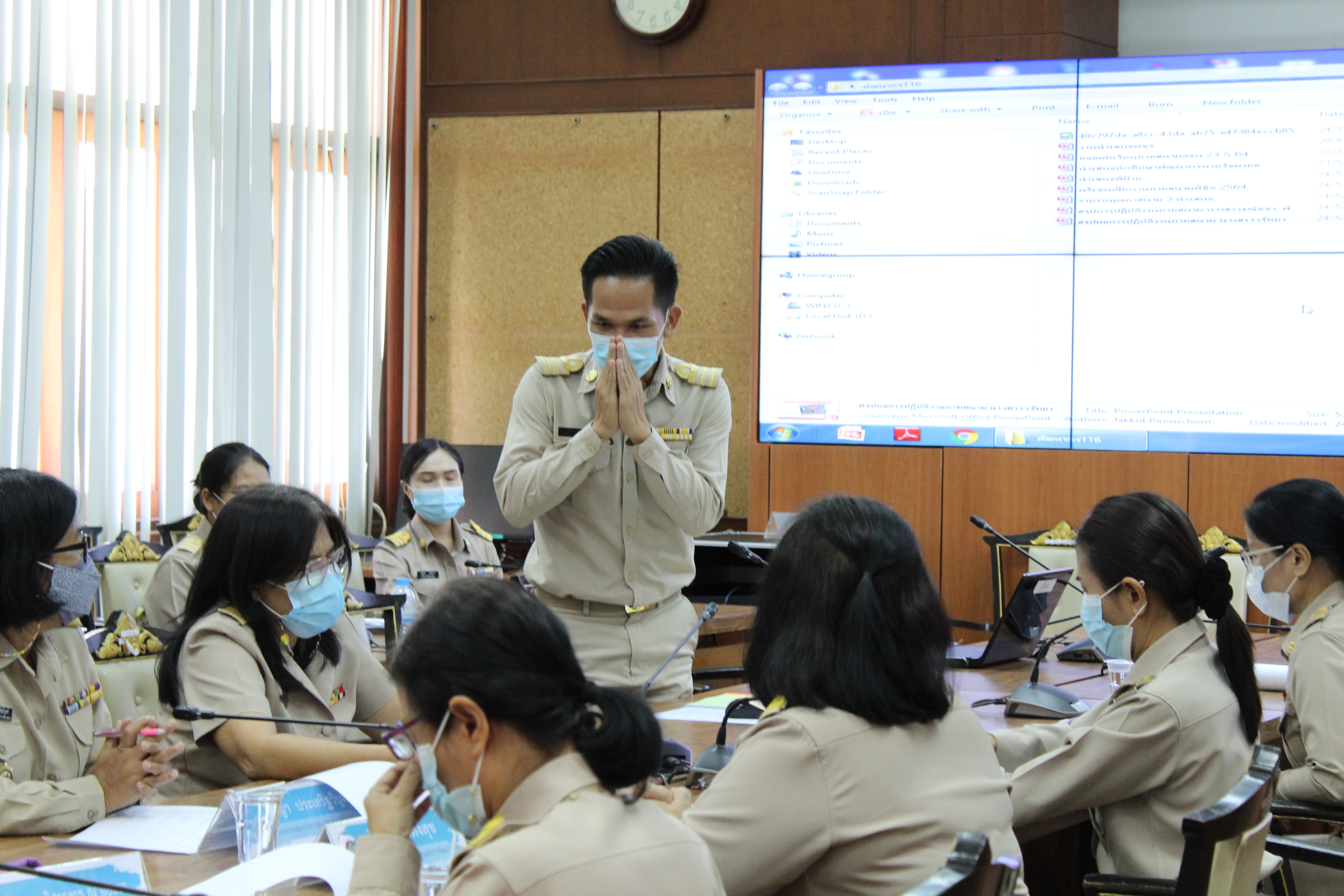 การจัดเวทีสัมมนาแลกเปลี่ยนเรียนรู้ของพัฒนากร รุ่นที่ 116